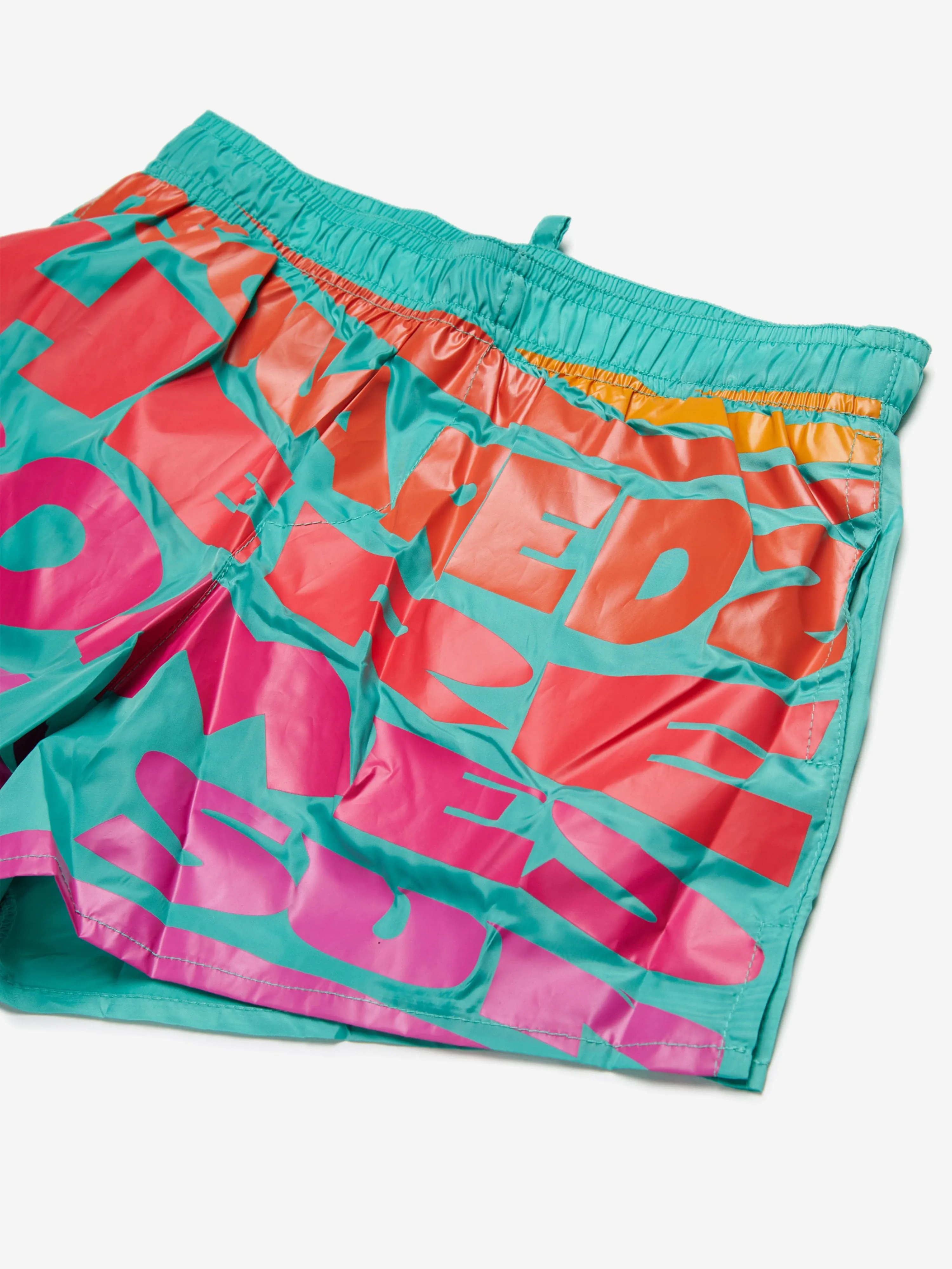 Boys Here Comes The Sun Swim Shorts in Green