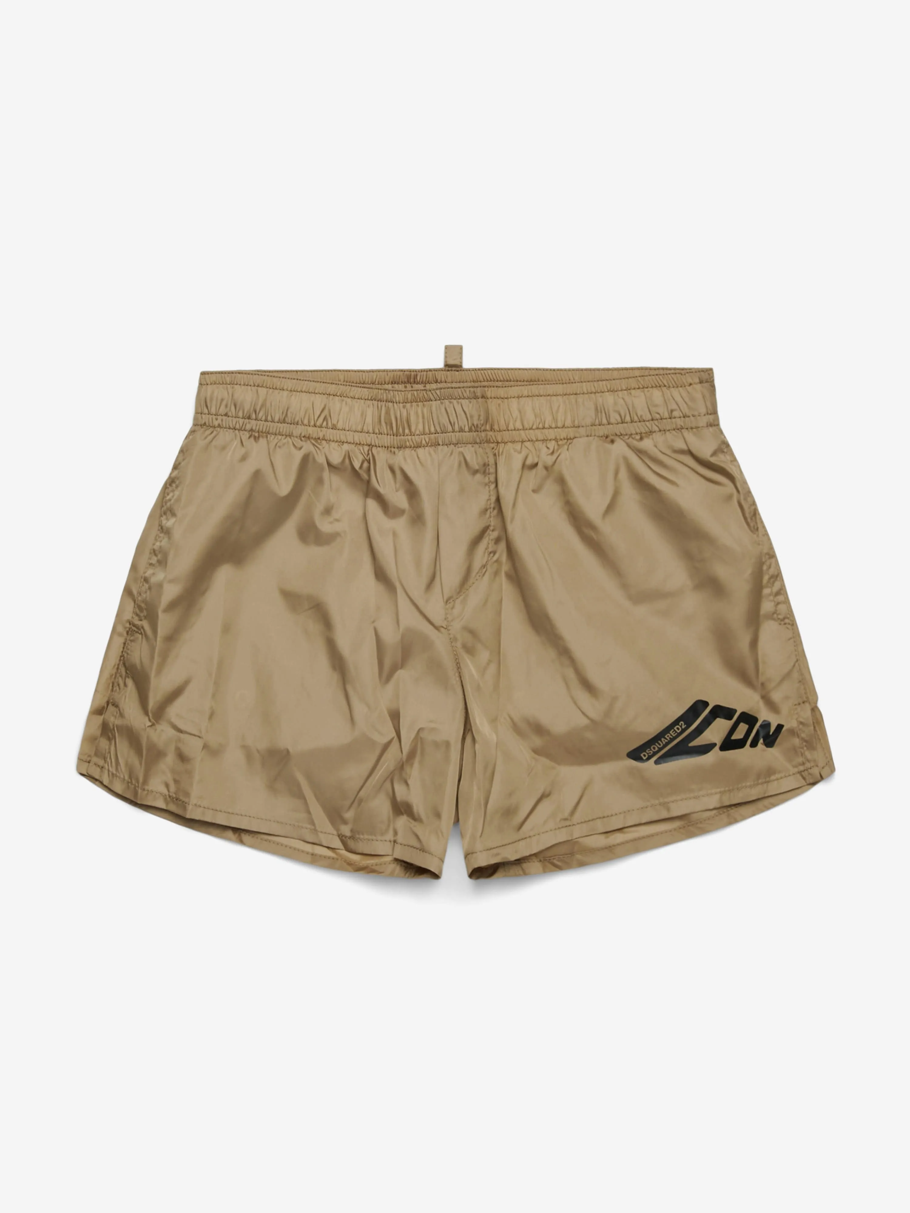 Boys Icon Swim Shorts in Beige