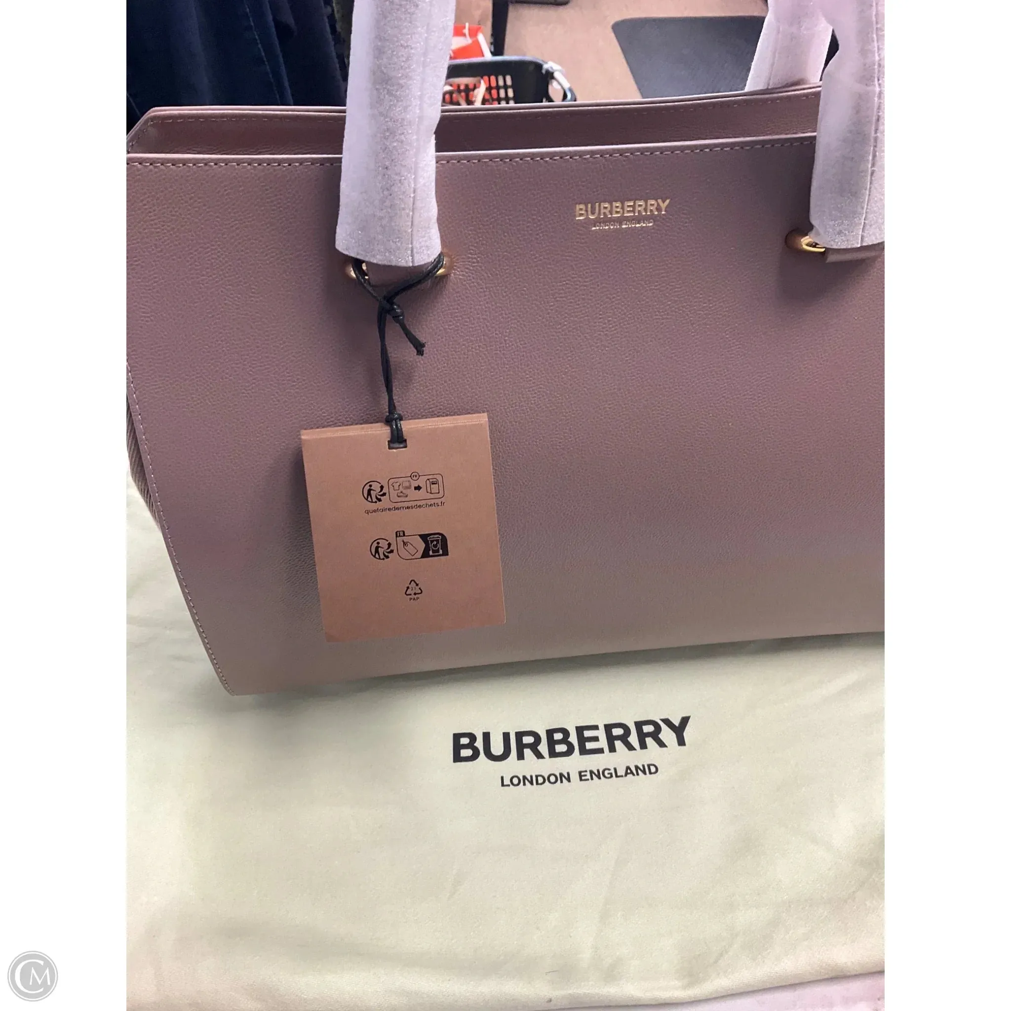 Burberry Handbags Handbag Luxury Designer By Burberry, Size: Large