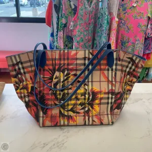 Burberry Handbags Tote Luxury Designer By Burberry, Size: Medium