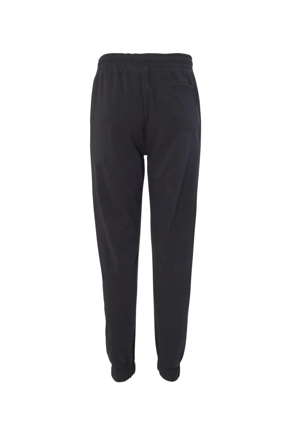 Burnside Mens Fleece Jogger Sweatpants w/ Pockets - Black