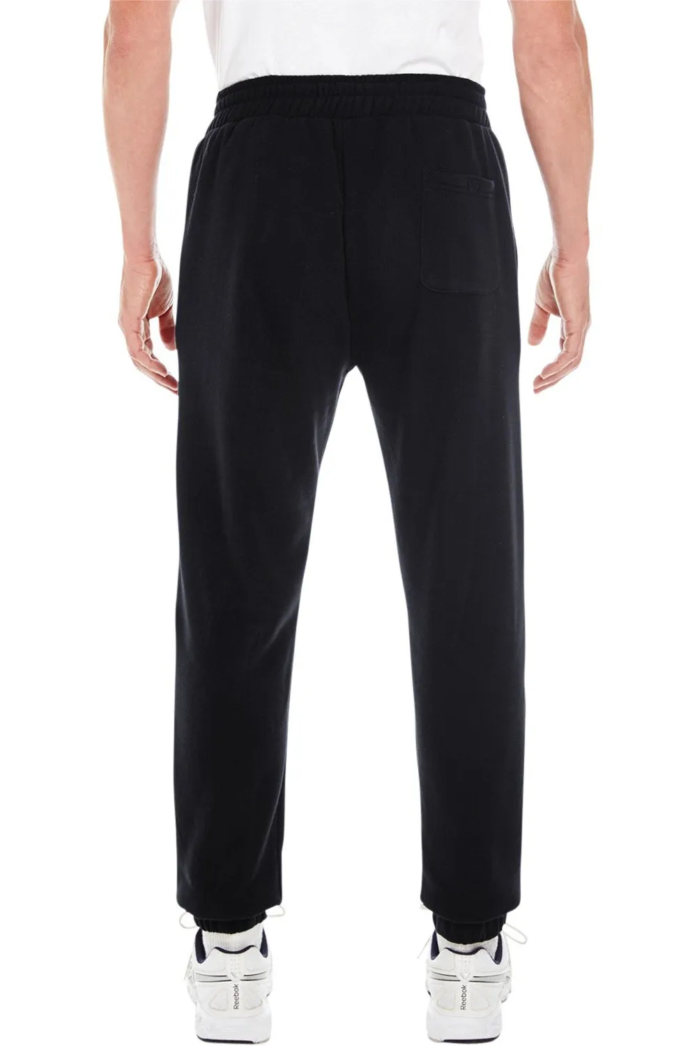 Burnside Mens Fleece Jogger Sweatpants w/ Pockets - Black