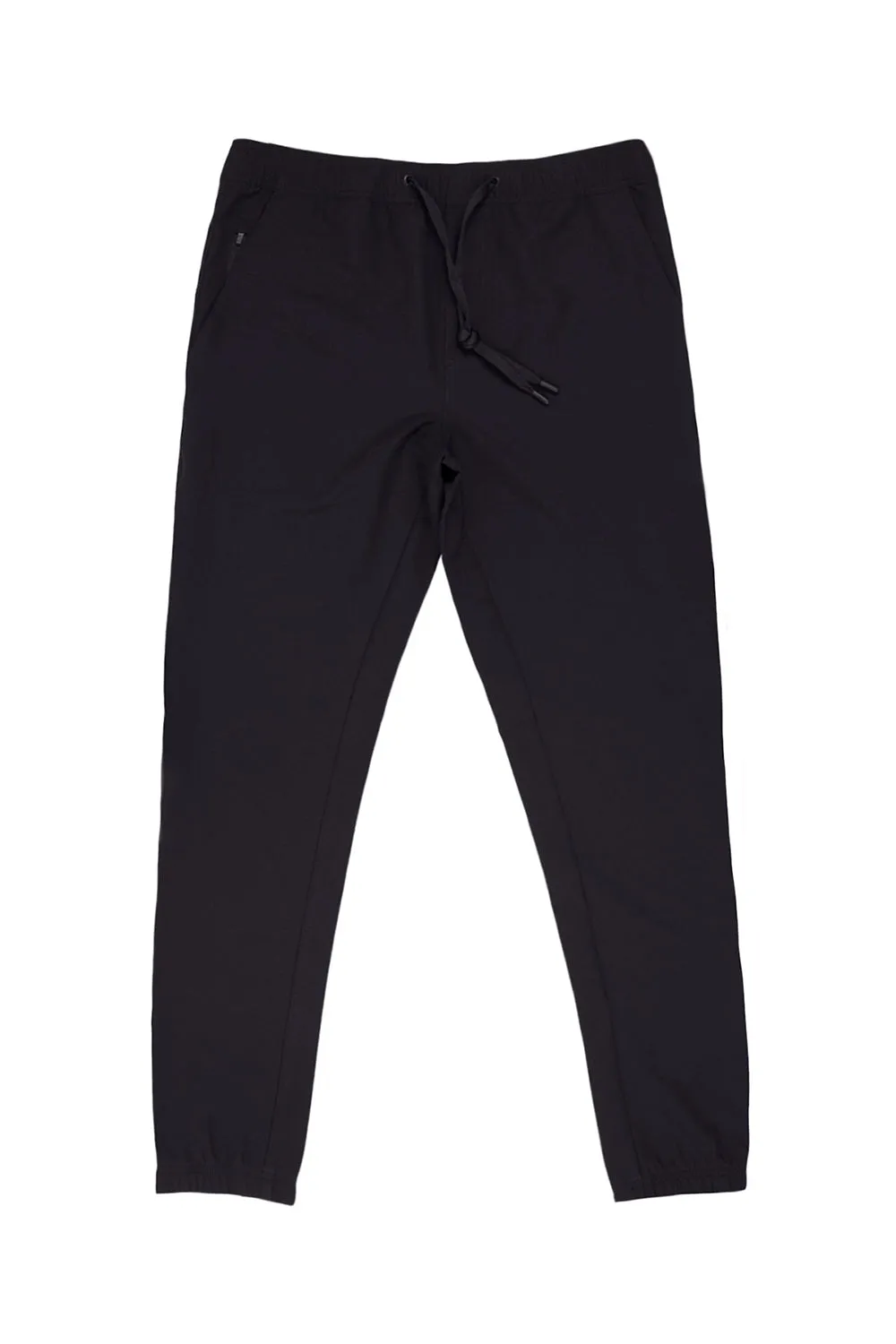 Burnside Mens Perfect Jogger Sweatpants w/ Zipper Pocket - Black