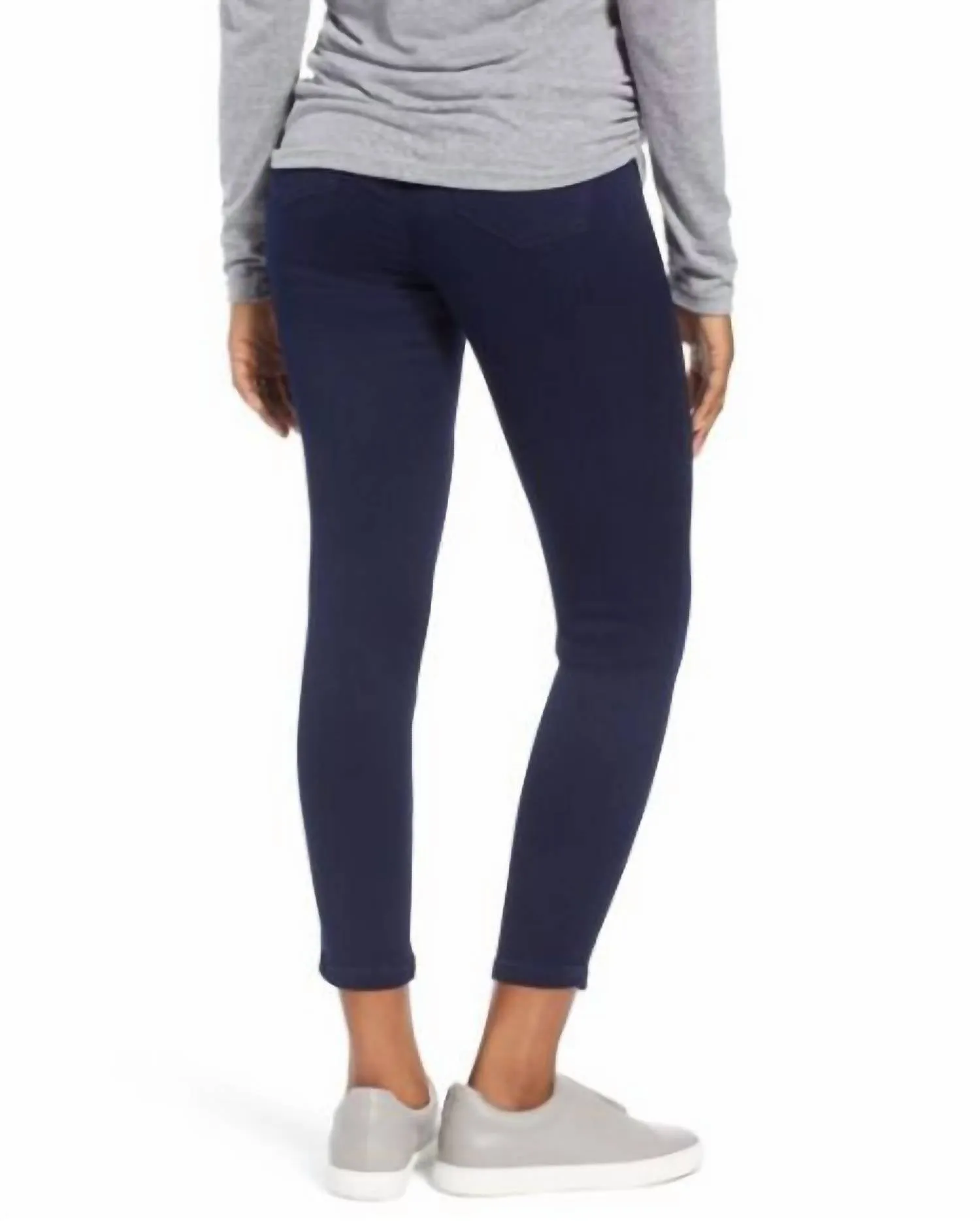 Butter Ankle Maternity Pull On Leggings Jeans In Blue