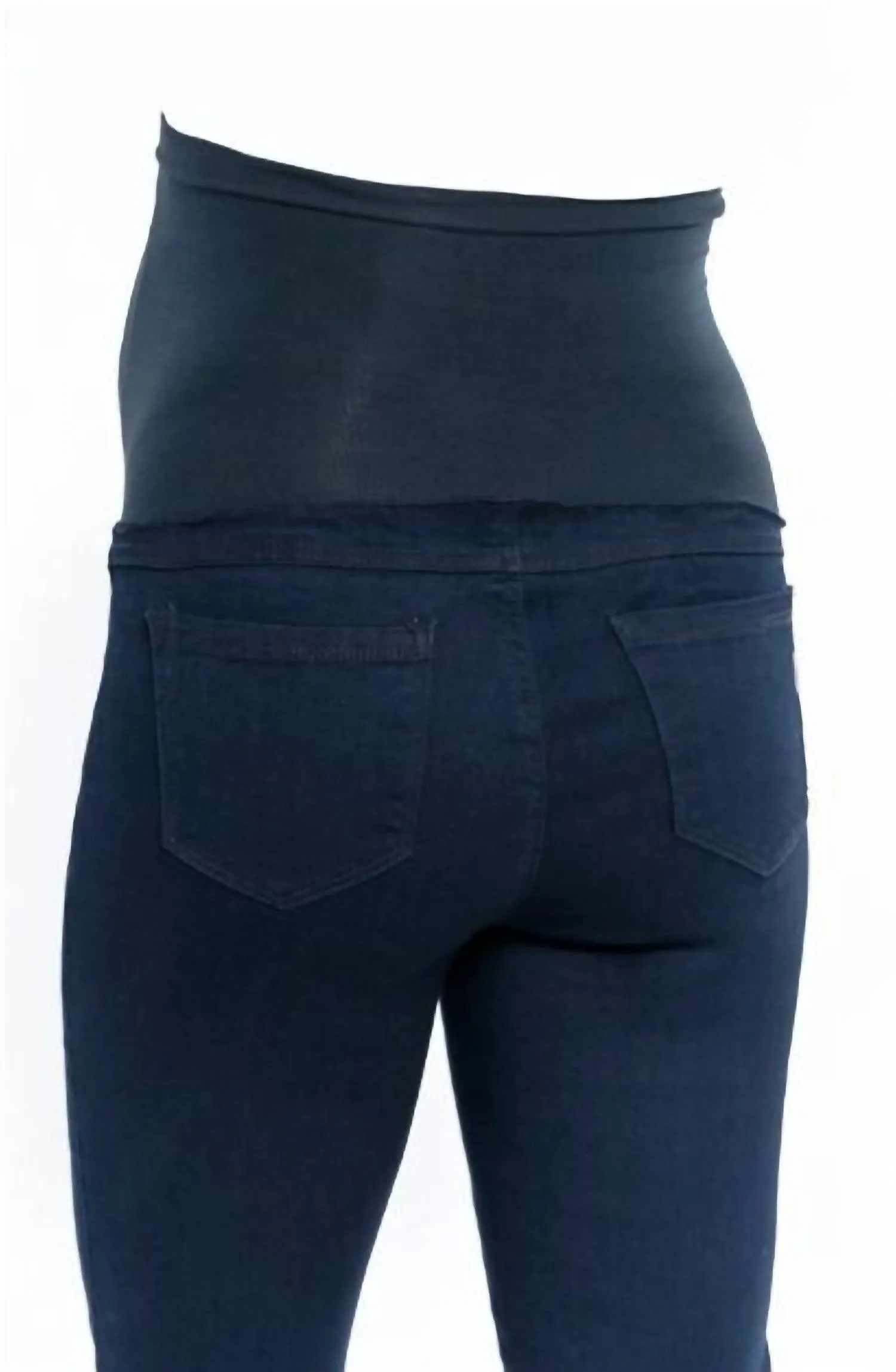 Butter Ankle Maternity Pull On Leggings Jeans In Blue