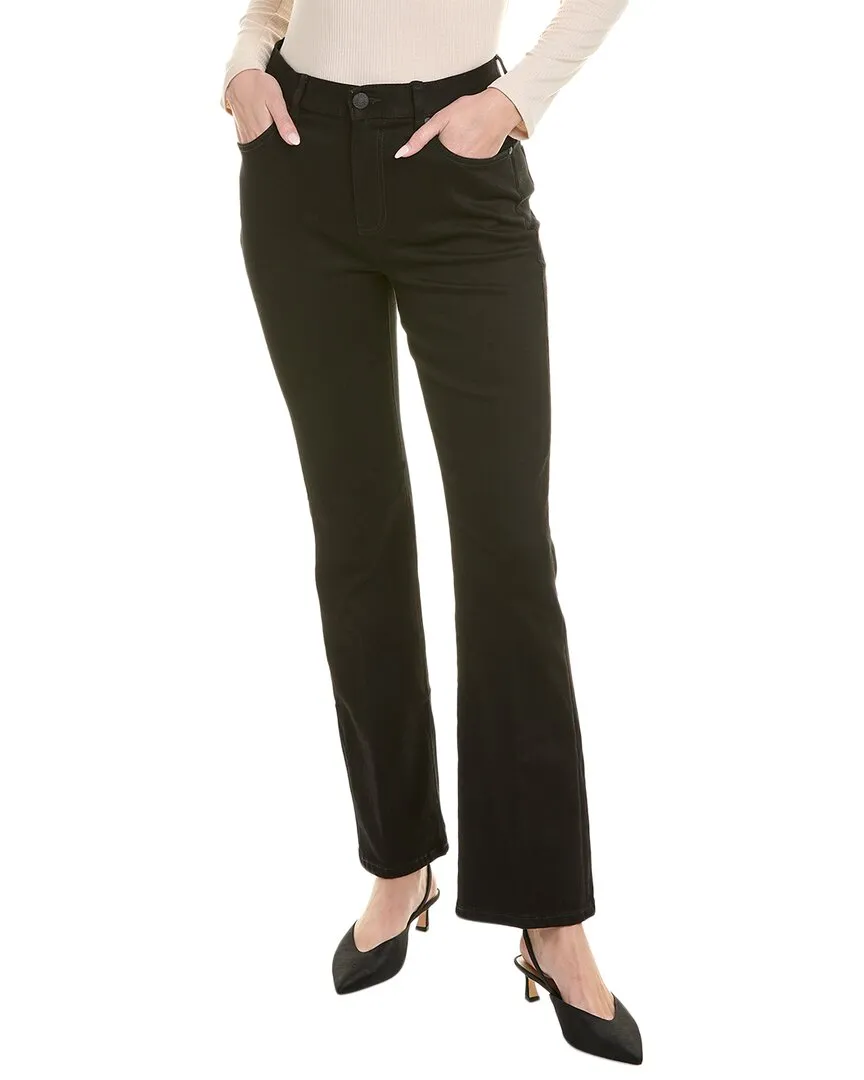cabi Avenue Black Straight Leg Jean