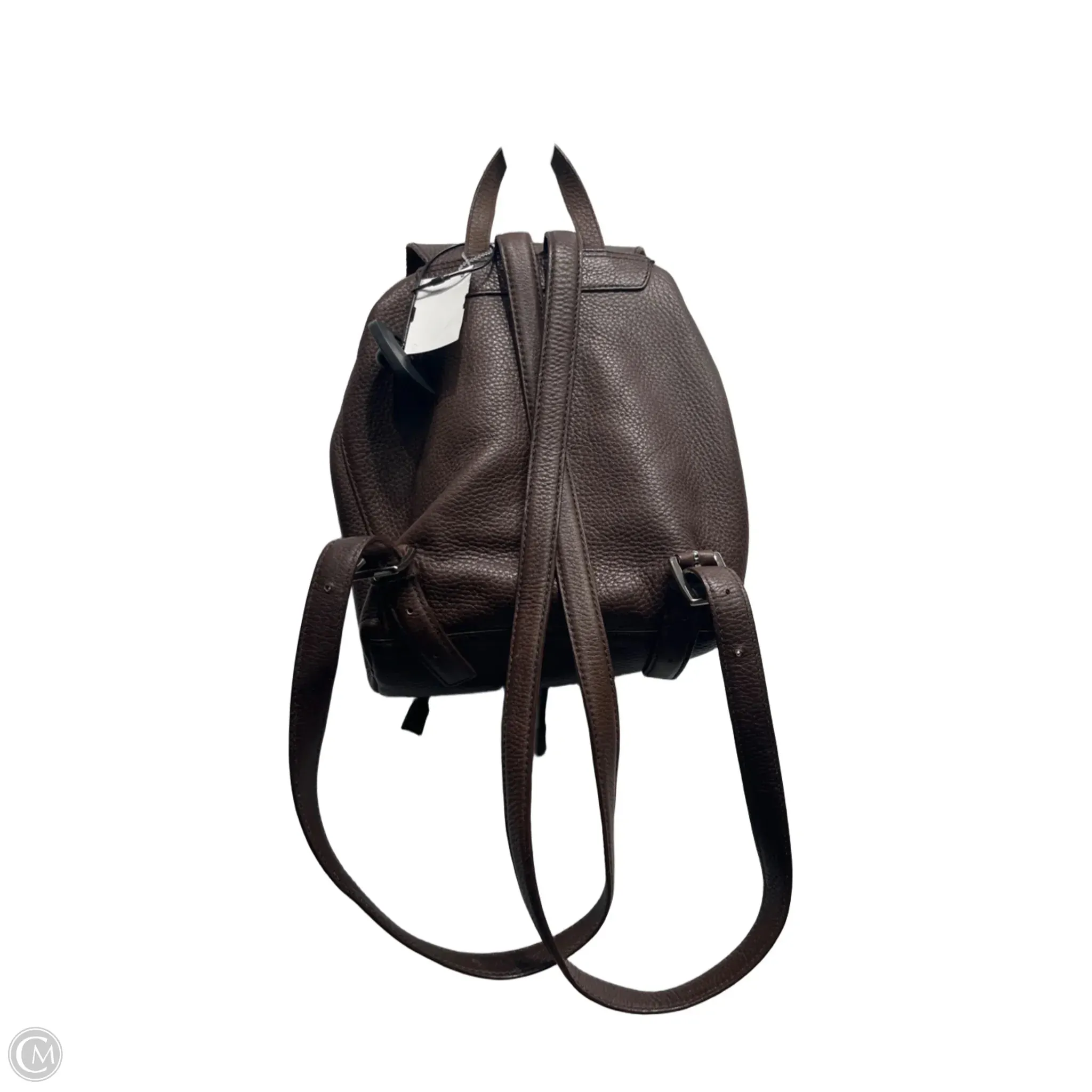Calvin Klein Handbags Backpack Leather By Calvin Klein, Size: Small
