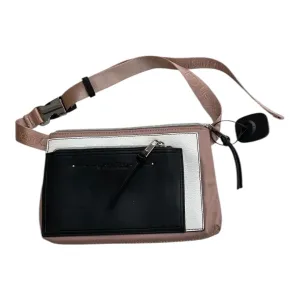 Calvin Klein Handbags Belt Bag By Calvin Klein In Black & Pink, Size:Small