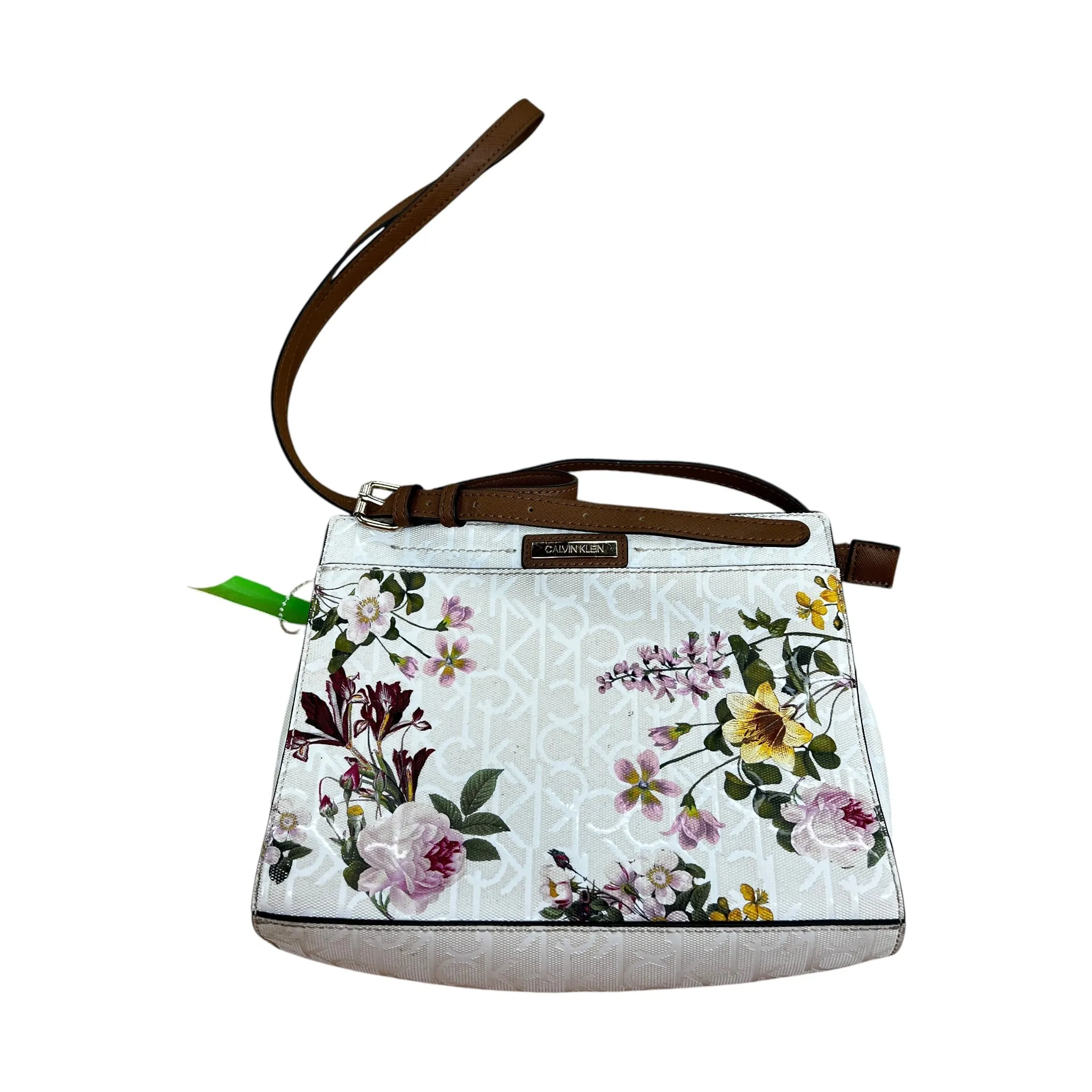 Calvin Klein Handbags Crossbody By Calvin Klein In Cream, Size:Small
