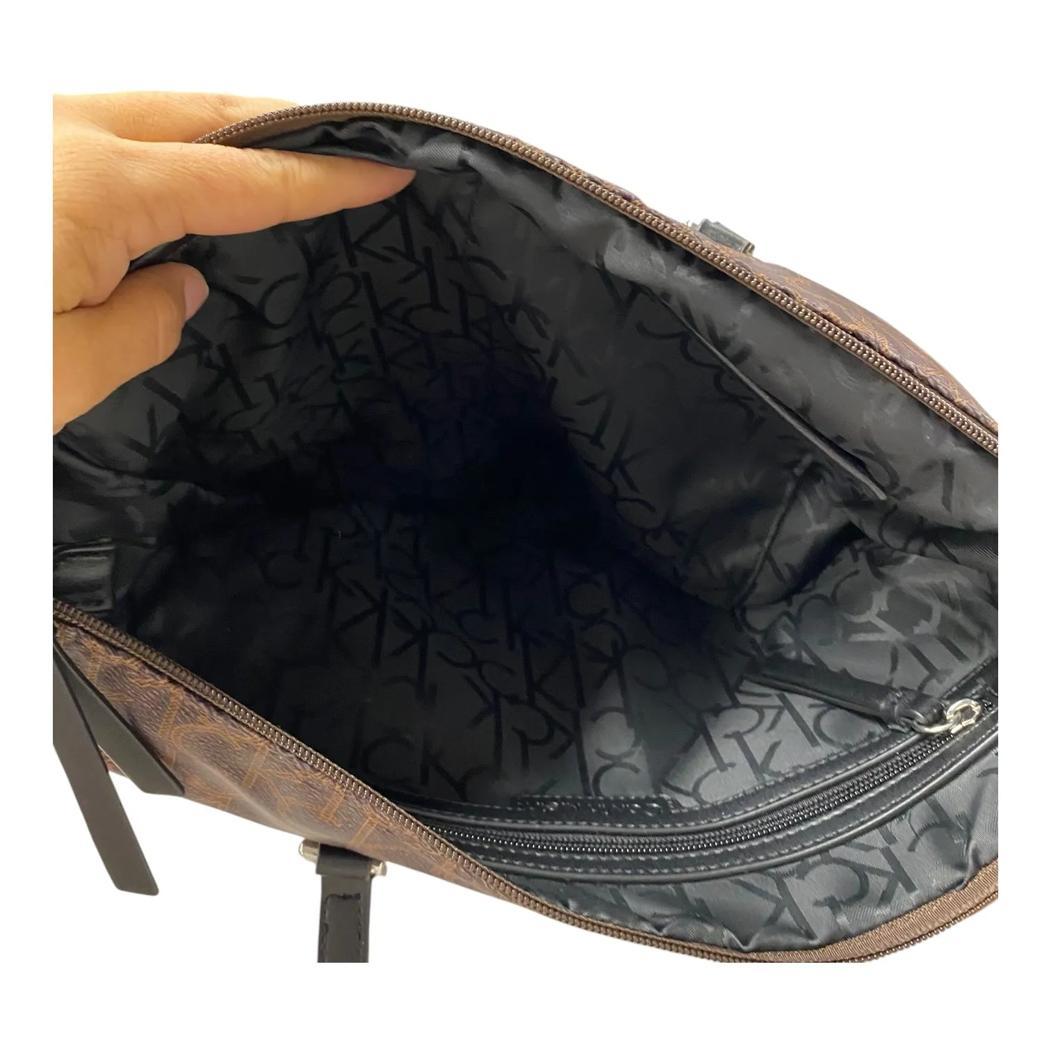 Calvin Klein Handbags Handbag By Calvin Klein In Brown, Size:Large