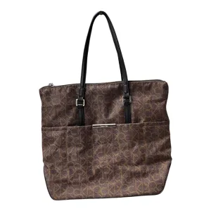 Calvin Klein Handbags Handbag By Calvin Klein In Brown, Size:Large