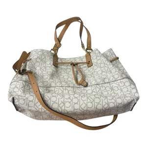 Calvin Klein Handbags Handbag By Calvin Klein In Cream, Size:Large