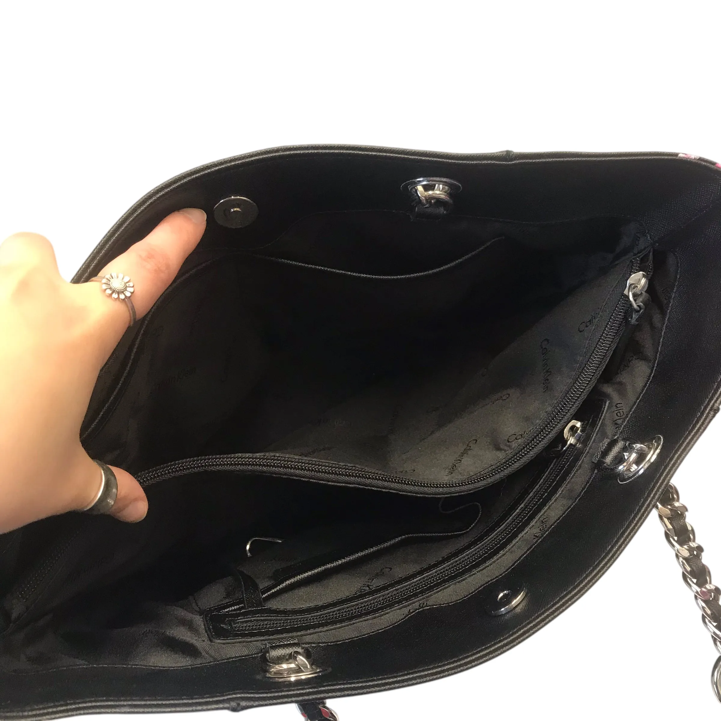 Calvin Klein Handbags Handbag By Calvin Klein In Floral Print, Size:Large