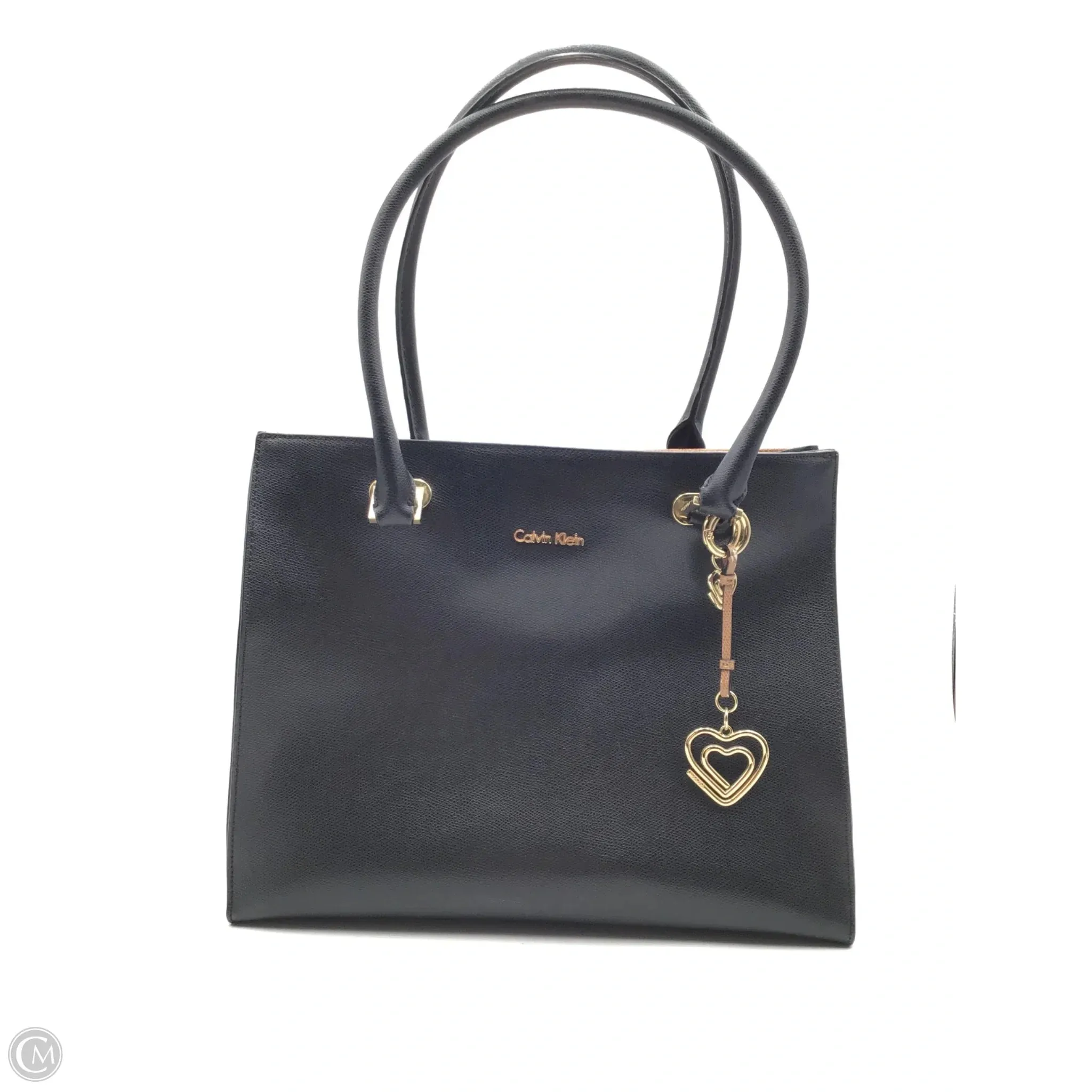 Calvin Klein Handbags Handbag Leather By Calvin Klein, Size: Large