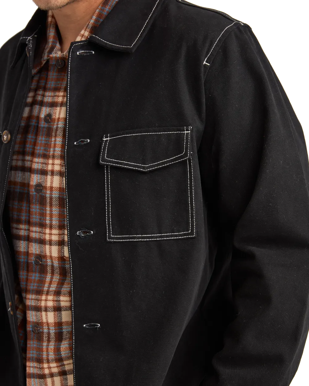 Canvas Shirt in Black