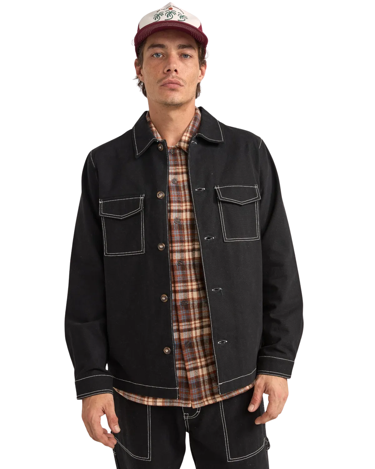 Canvas Shirt in Black