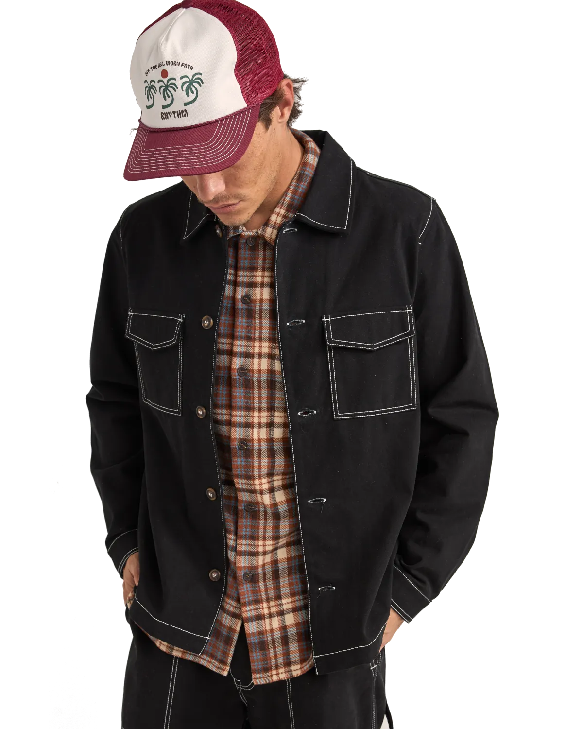 Canvas Shirt in Black
