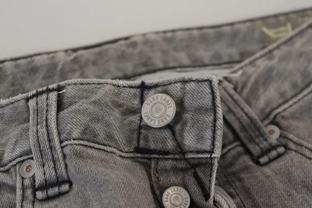 Care Label  Washed Cotton Skinny Women Casual blue Women's Jeans