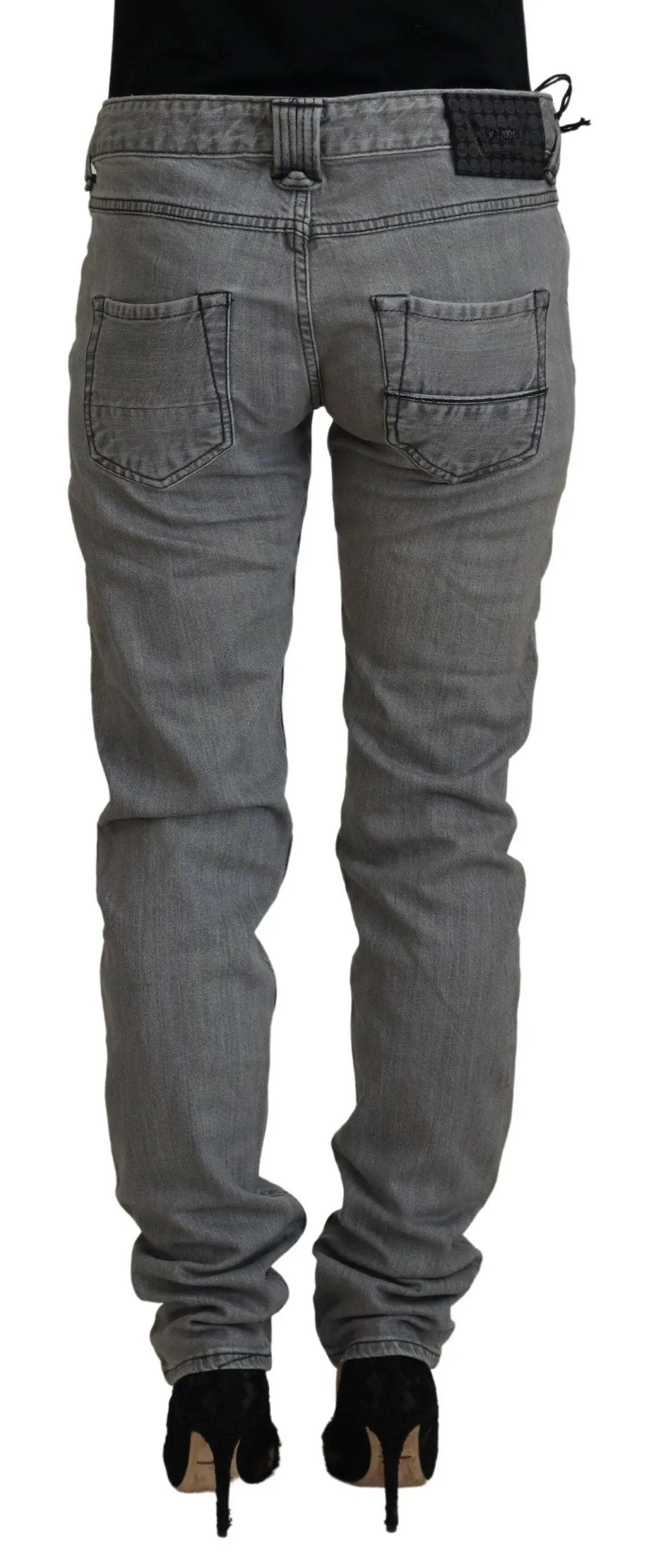 Care Label  Washed Cotton Skinny Women Casual blue Women's Jeans