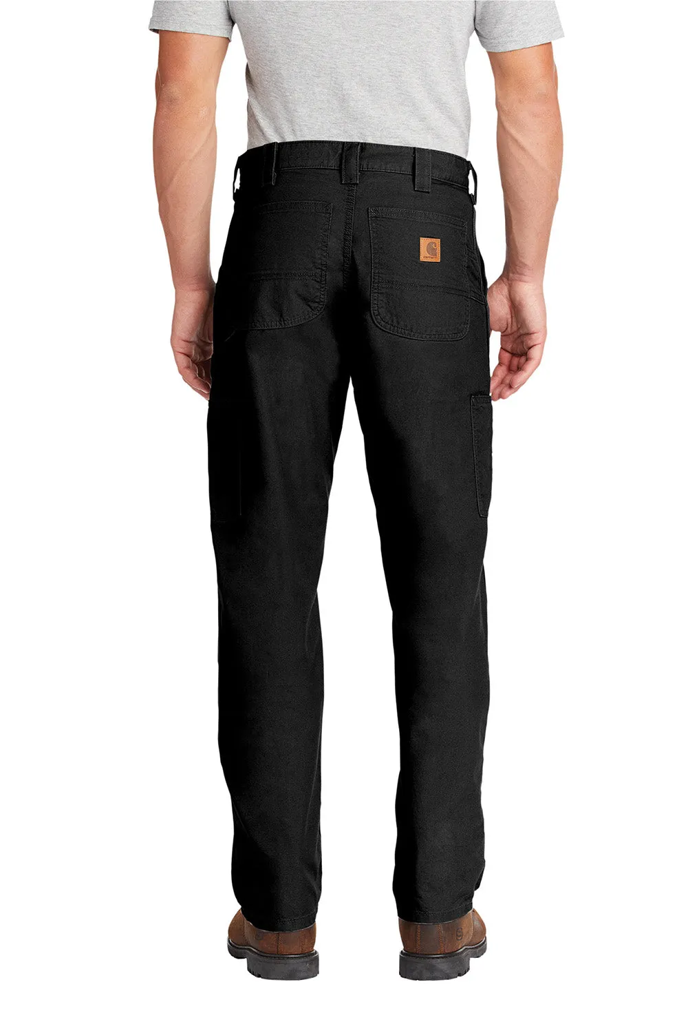 Carhartt Mens Canvas Work Dungarees w/ Pockets - Black