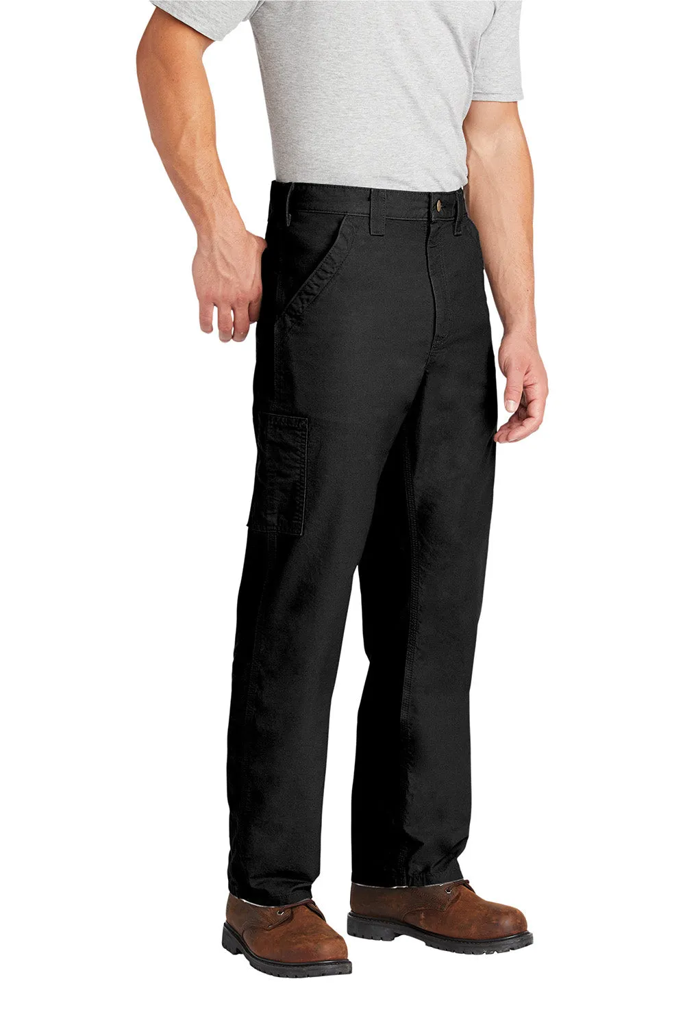 Carhartt Mens Canvas Work Dungarees w/ Pockets - Black