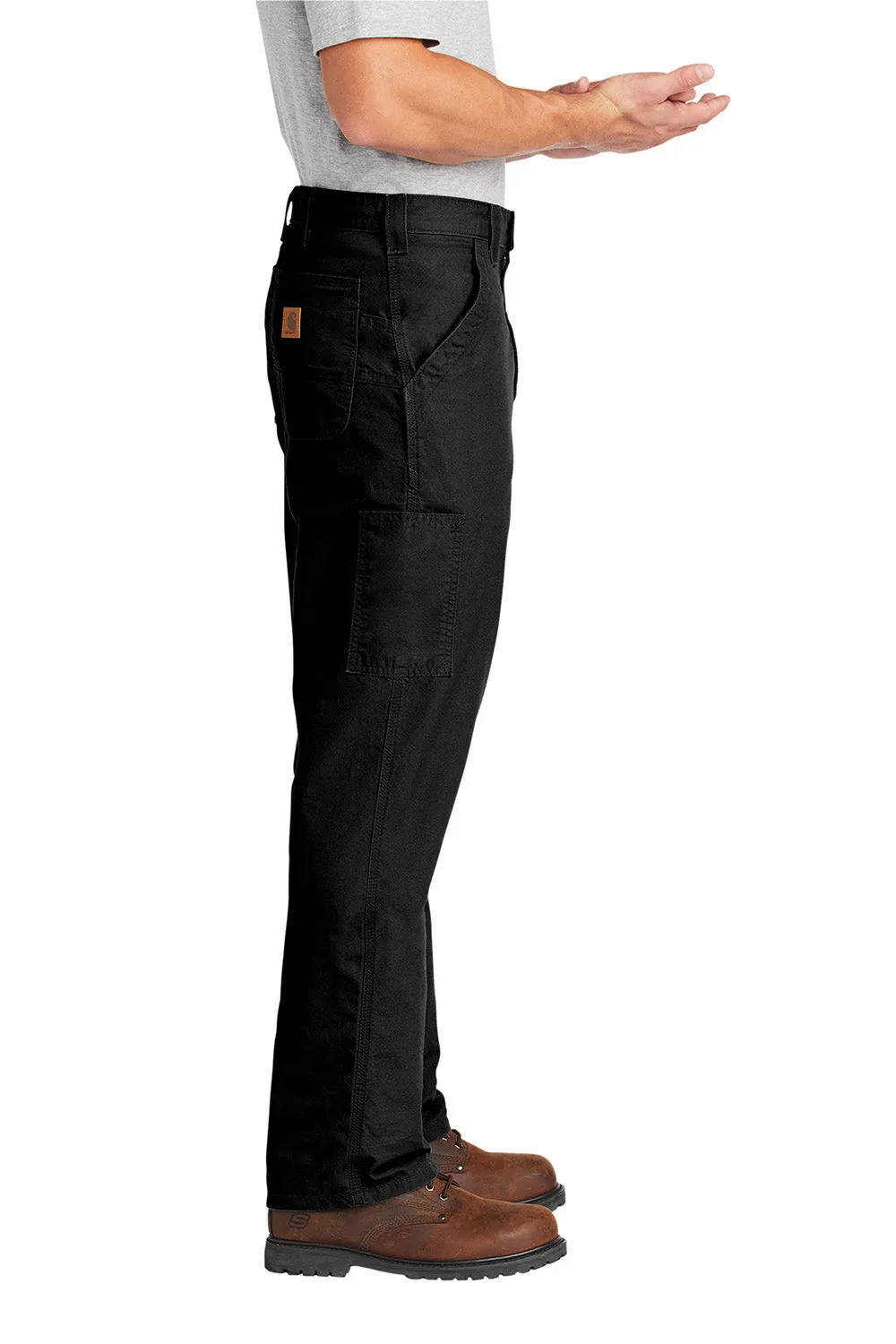 Carhartt Mens Canvas Work Dungarees w/ Pockets - Black
