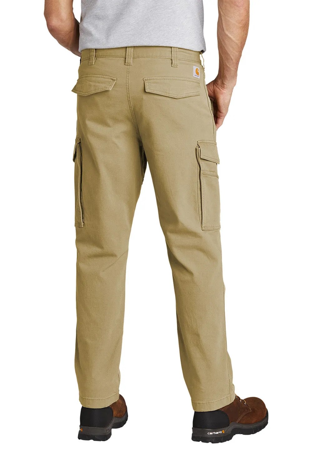 Carhartt Mens Rugged Flex Rigby Cargo Pants w/ Pockets - Dark Khaki Brown