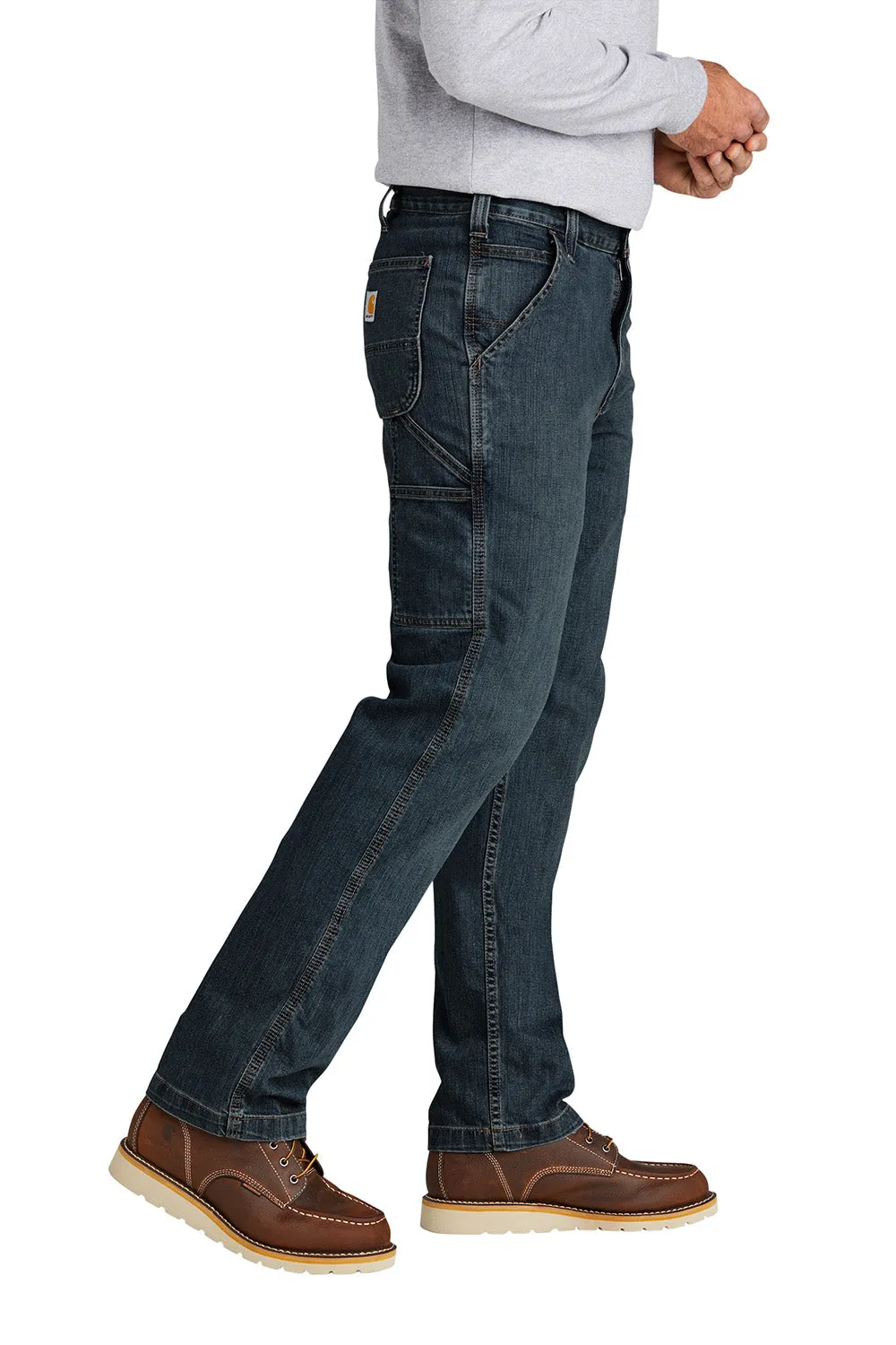 Carhartt Mens Rugged Flex Utility Jeans w/ Pockets - Superior Blue