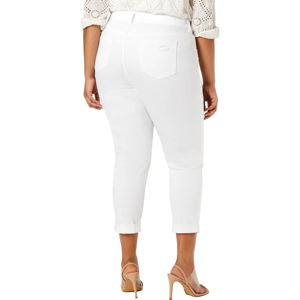 Celebrity Pink Womens Plus Denim Mid-Rise Girlfriend Jeans
