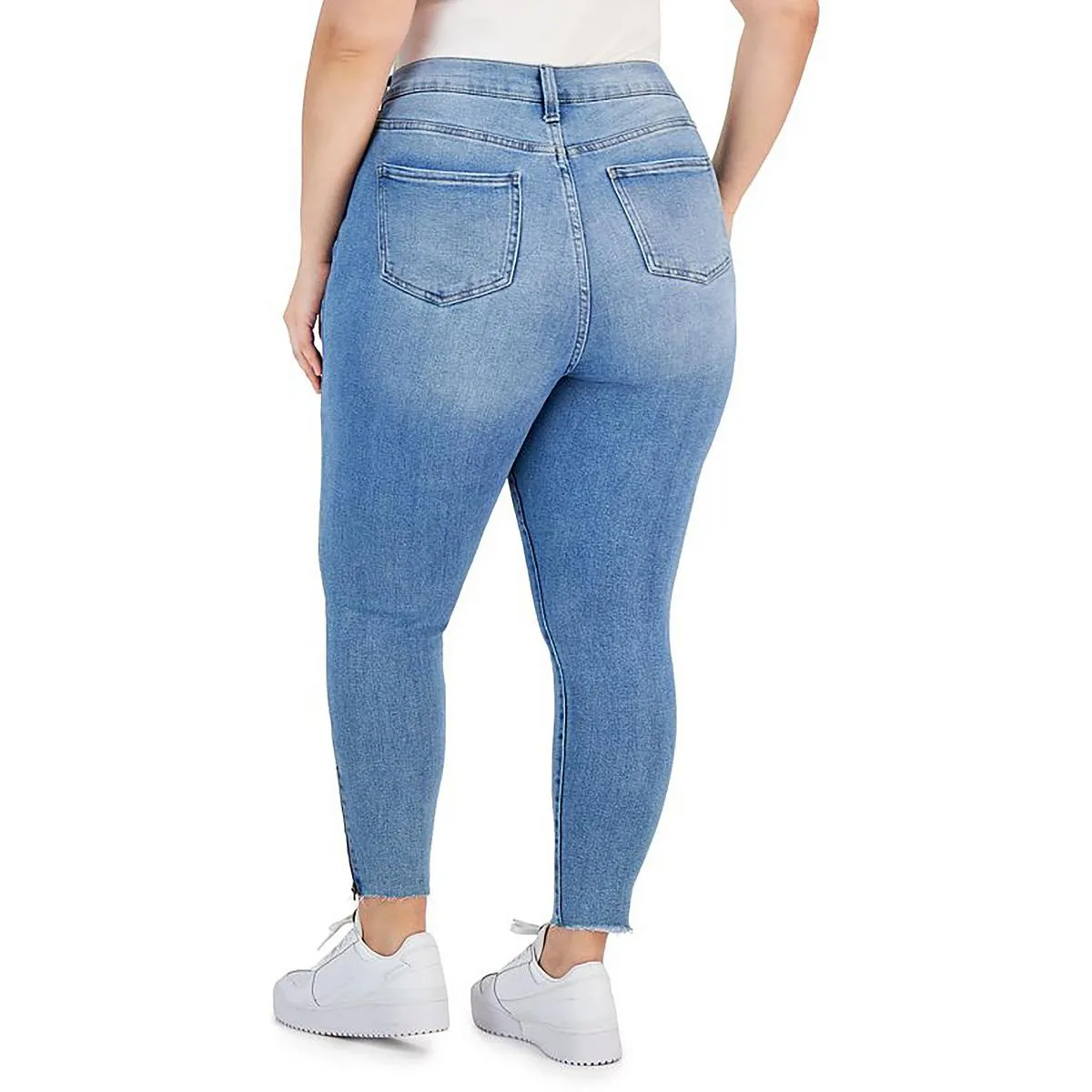 Celebrity Pink Womens Plus The Spice High Rise Ankle Skinny Jeans