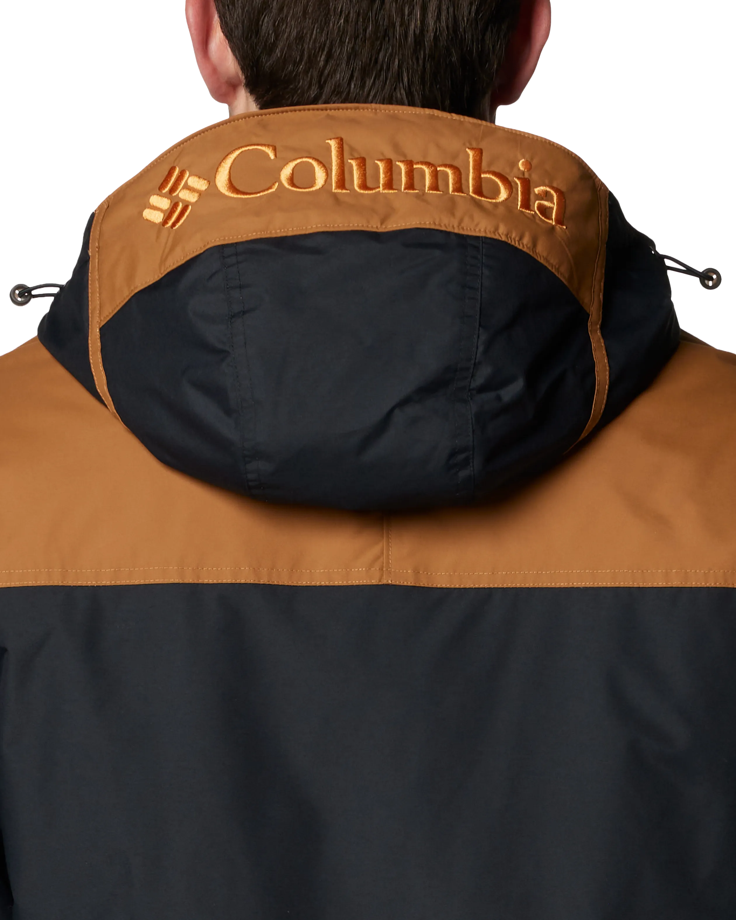 Challenger II Insulated Jacket in Black & Camel Brown