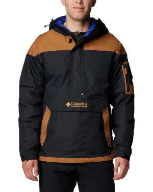 Challenger II Insulated Jacket in Black & Camel Brown