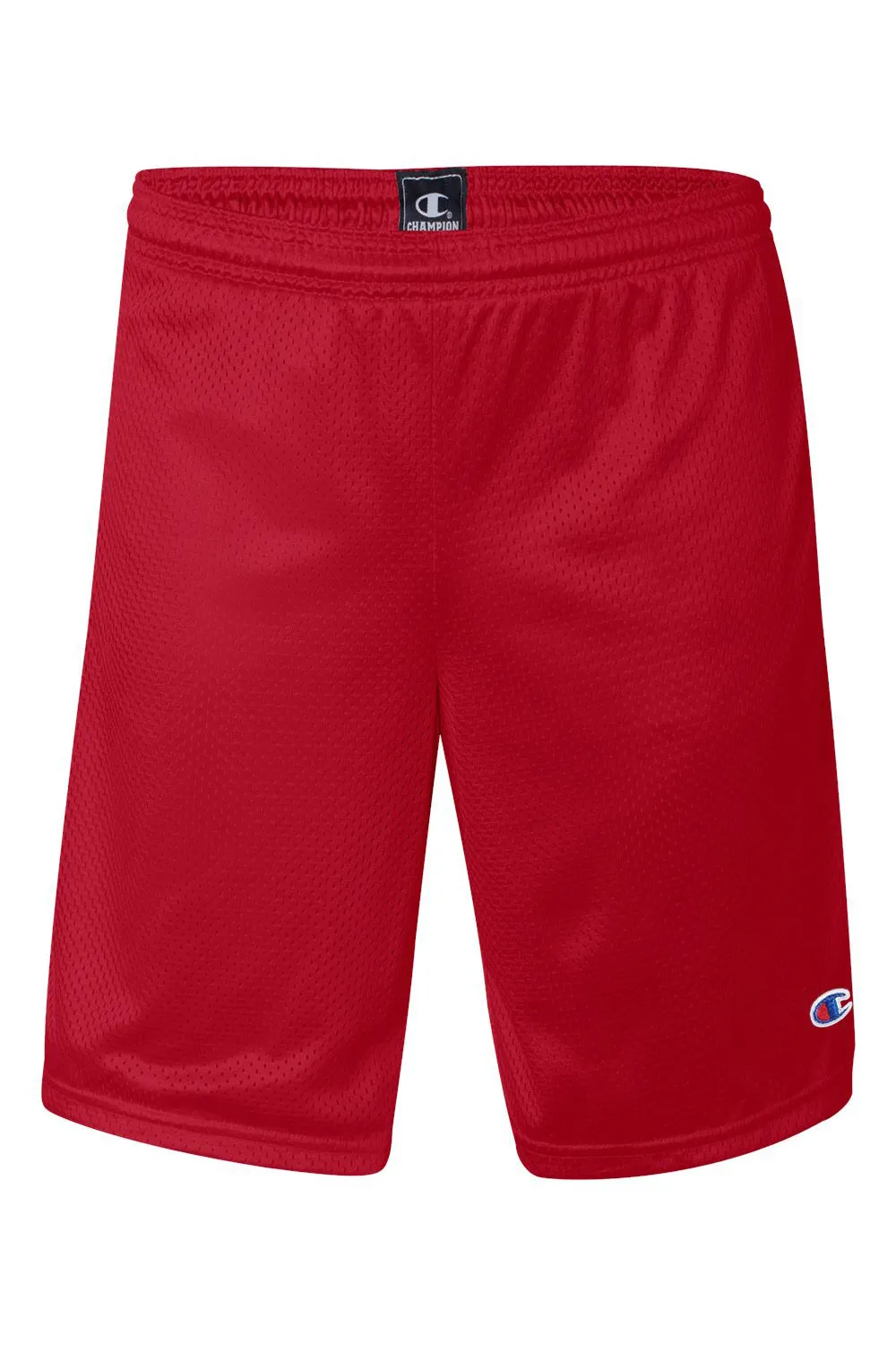 Champion Mens Mesh Shorts w/ Pockets - Scarlet Red