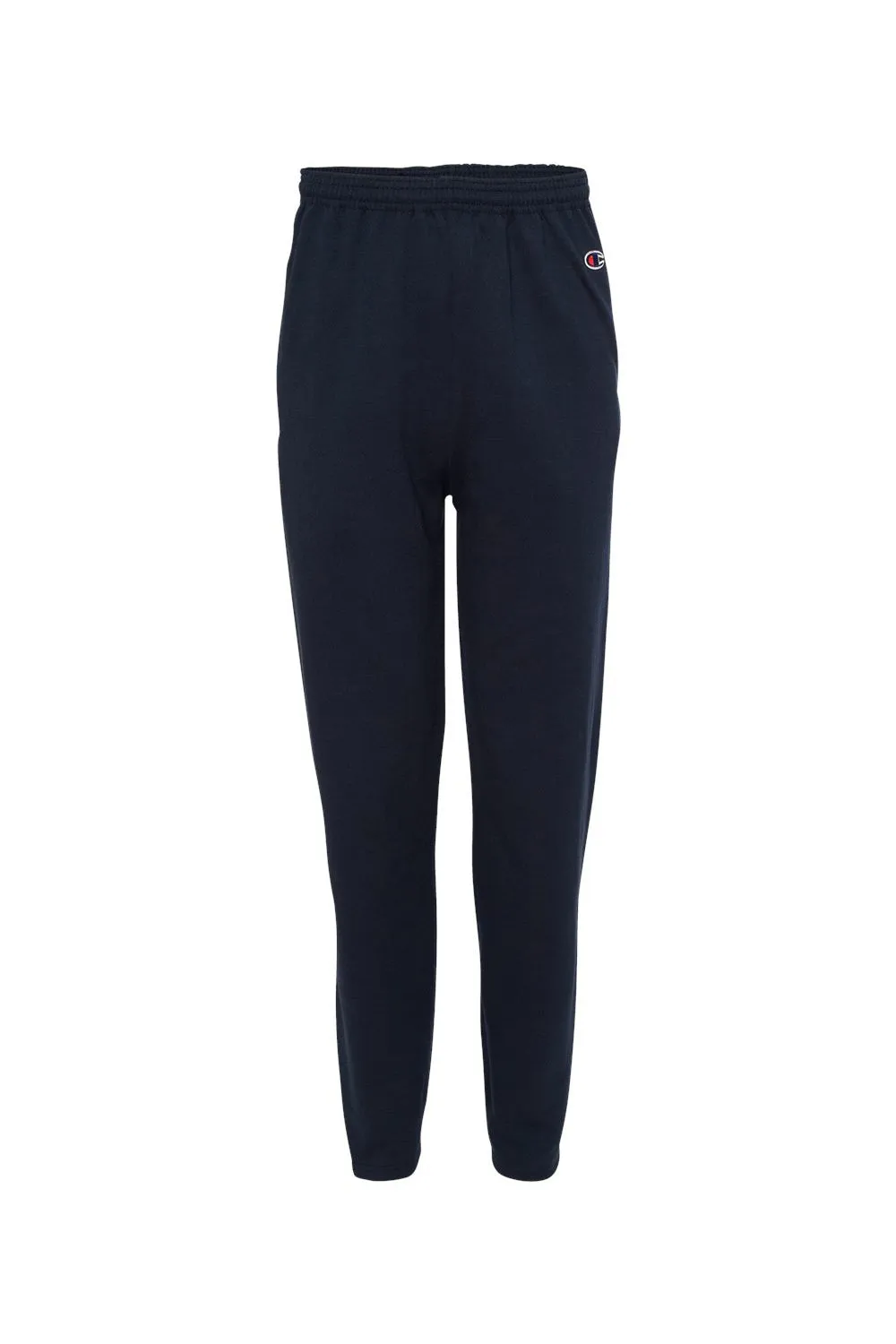 Champion Mens Open Bottom Fleece Sweatpants w/ Pockets - Navy Blue