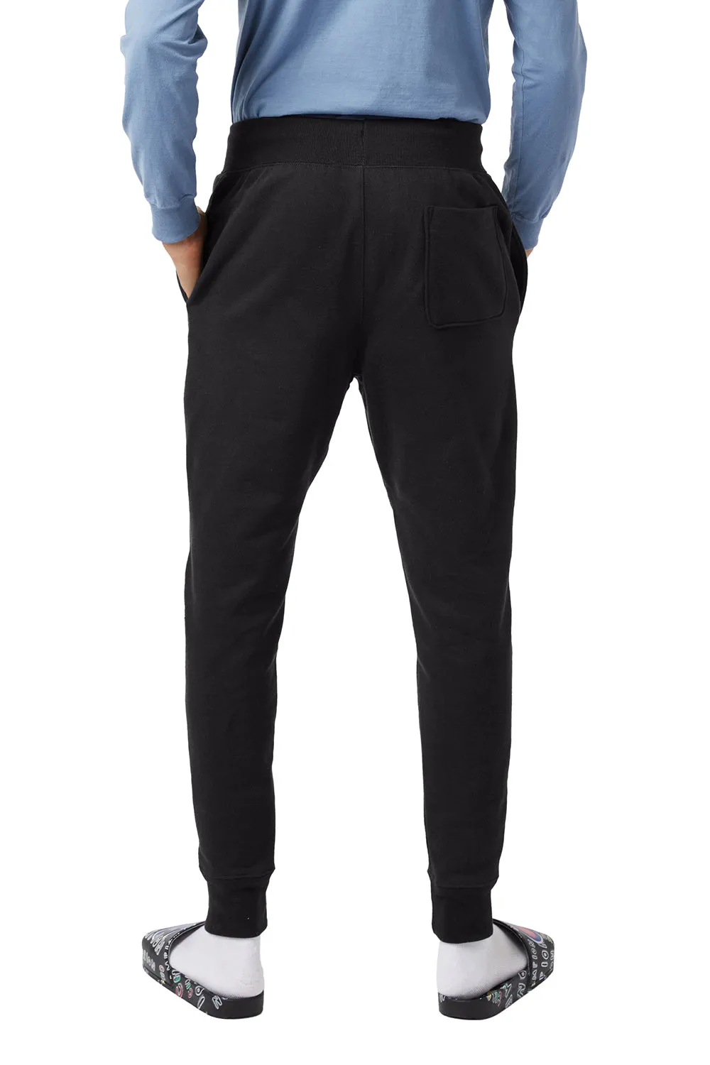 Champion Mens Powerblend Sweatpants w/ Pockets - Black