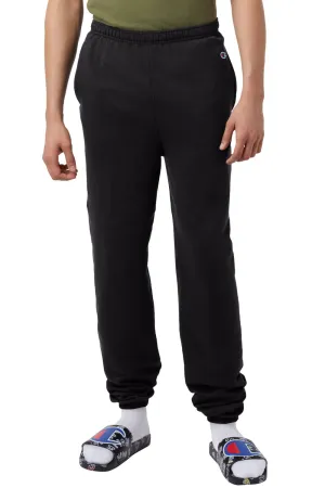 Champion Mens Powerblend Sweatpants w/ Pockets - Black