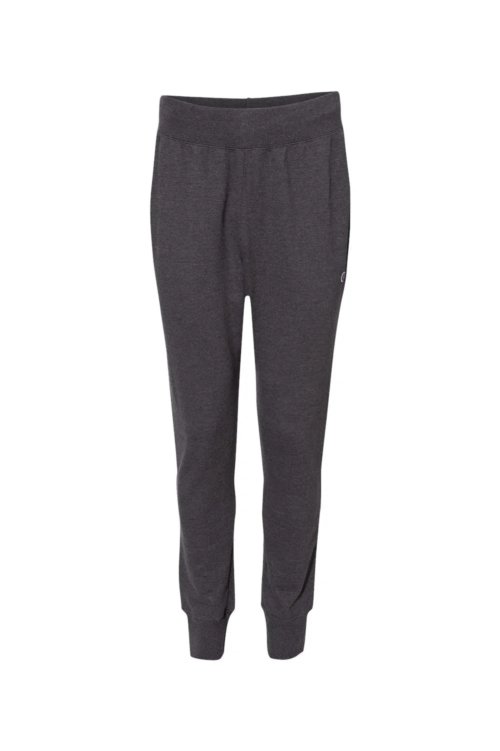 Champion Mens Reverse Weave Fleece Jogger Sweatpants w/ Pockets - Heather Charcoal Grey
