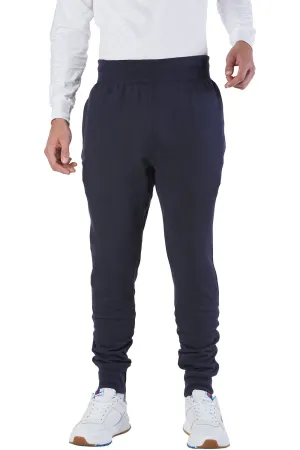 Champion Mens Reverse Weave Fleece Jogger Sweatpants w/ Pockets - Navy Blue
