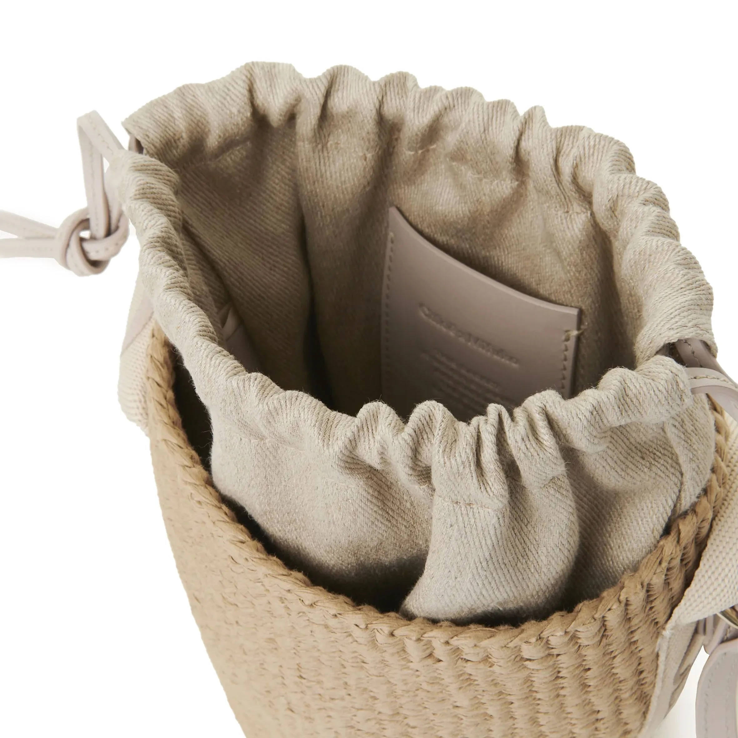 Chloé Bags Woody Small Basket, Wild Grey