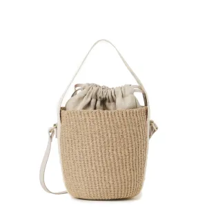Chloé Bags Woody Small Basket, Wild Grey