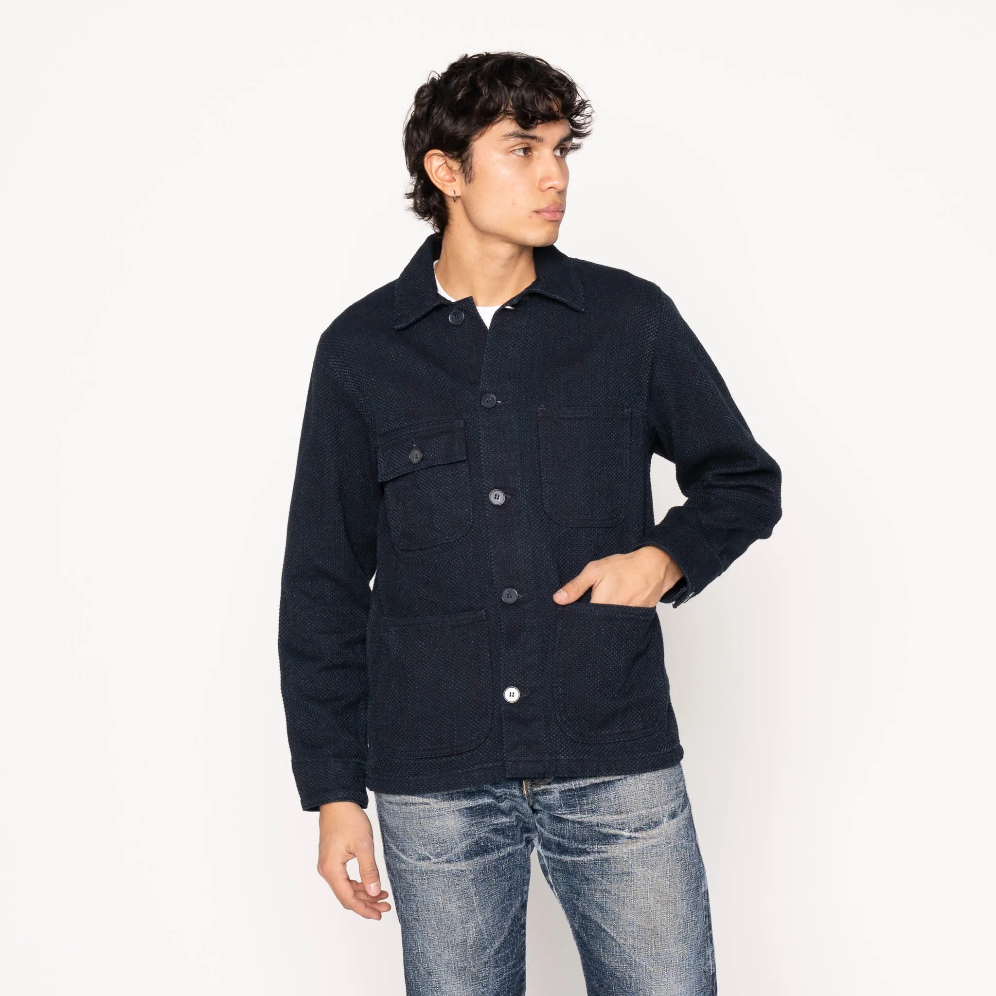 Chore Coat - Indigo Sashiko
