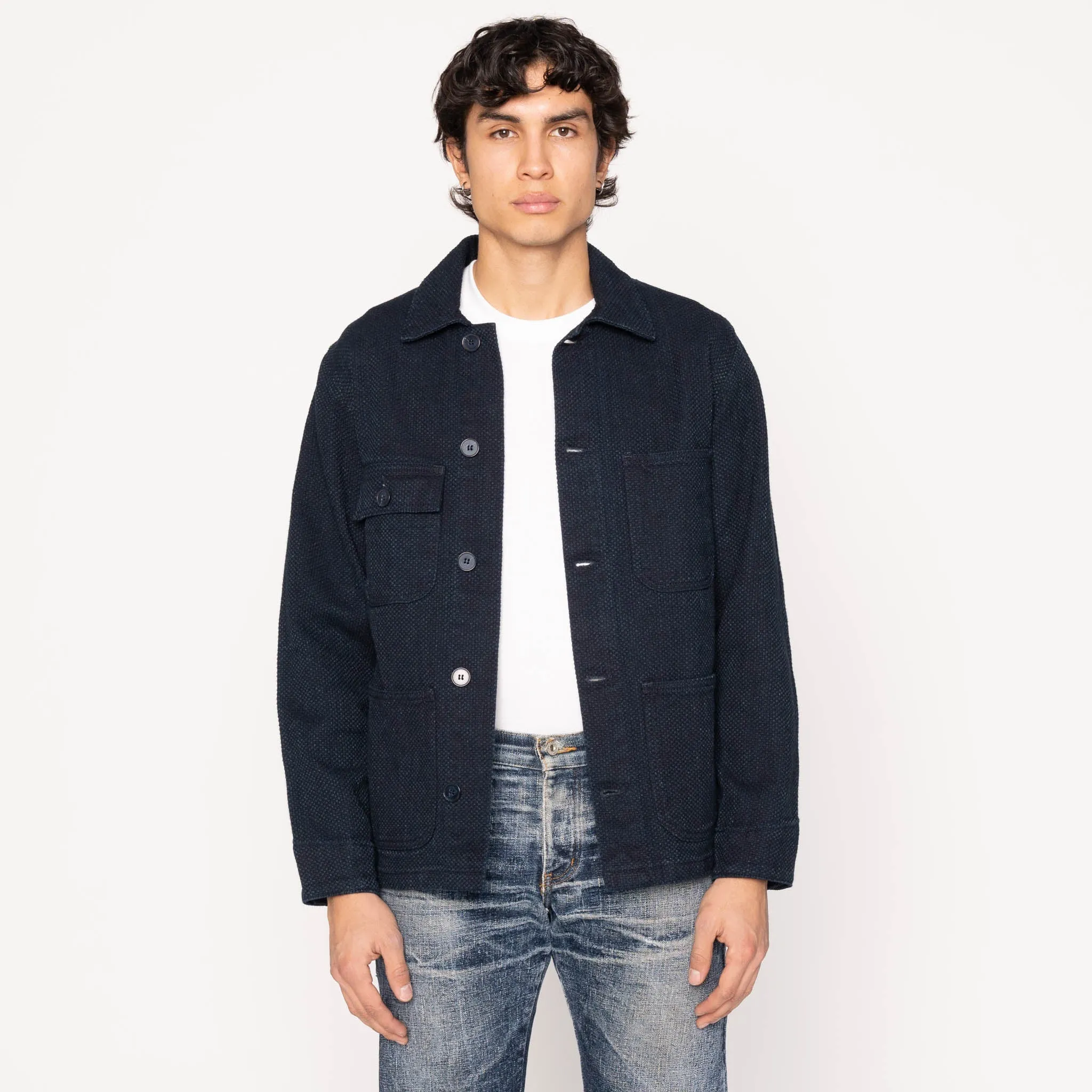 Chore Coat - Indigo Sashiko