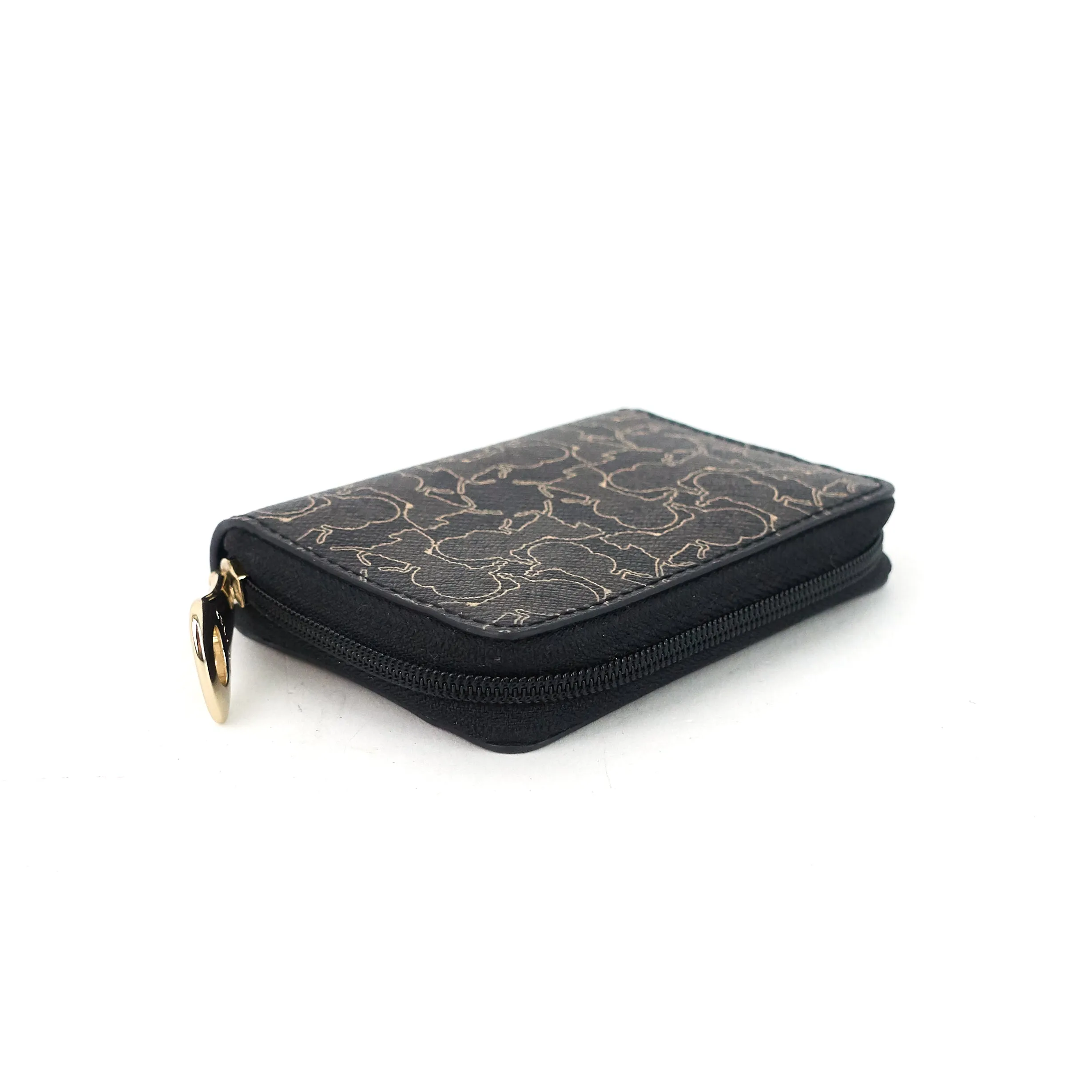 Céline Bags Carriage-Printed Coated Canvas Pouch