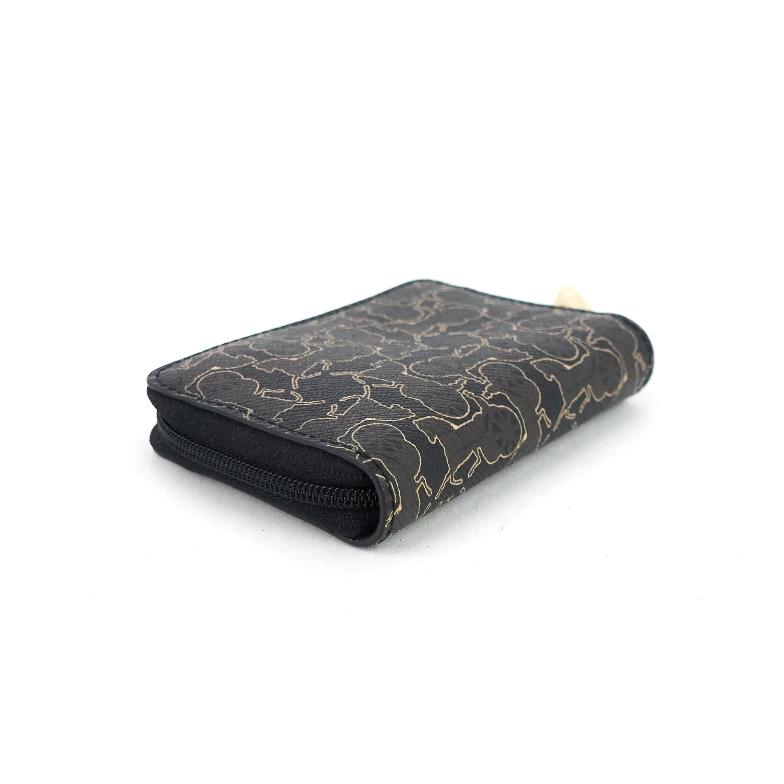 Céline Bags Carriage-Printed Coated Canvas Pouch