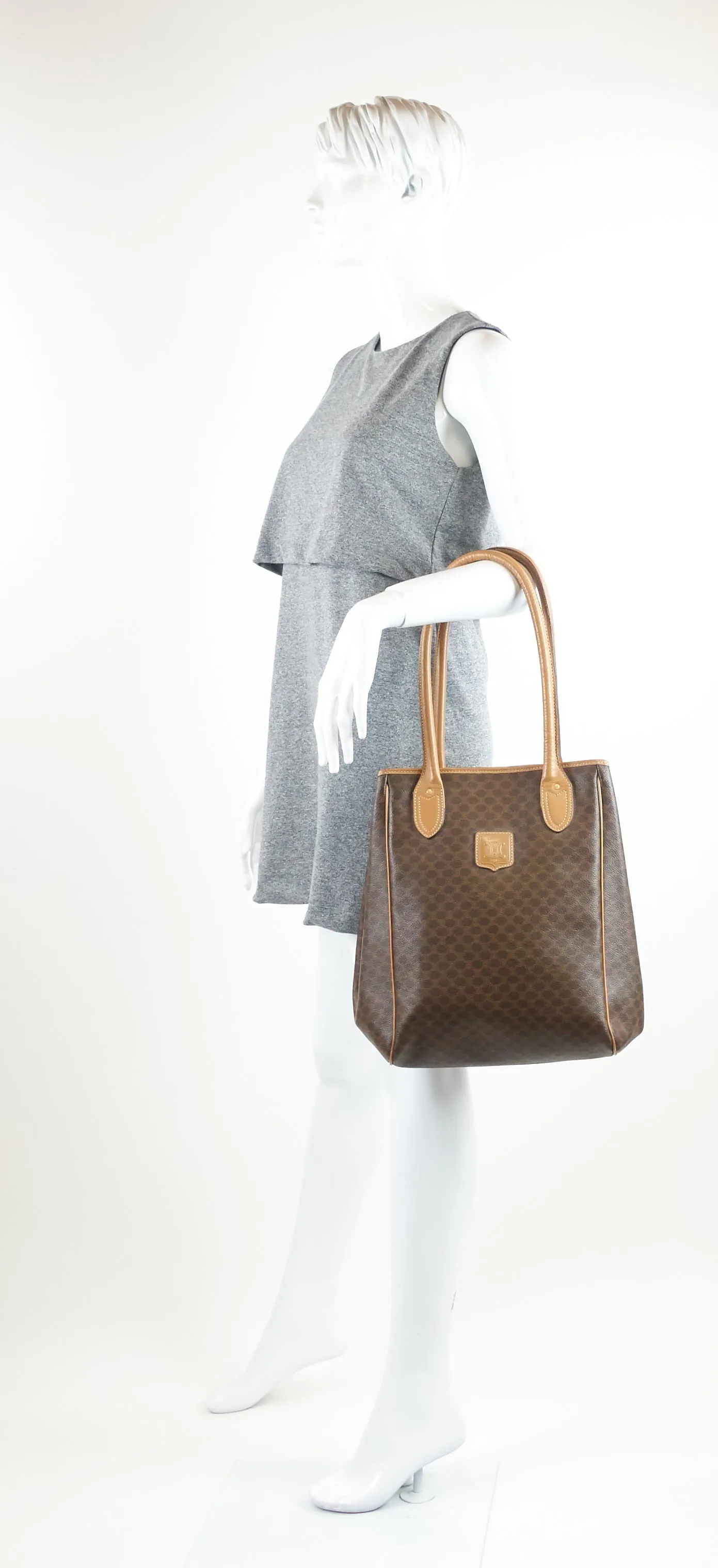 Céline Bags Coated Canvas Tote Bag