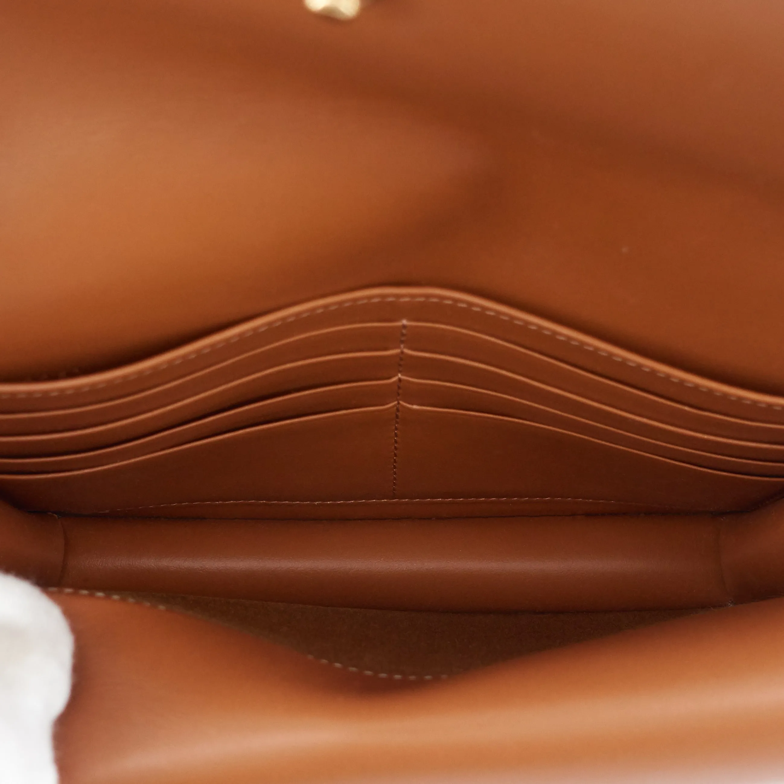 Céline Bags Wallet on Strap Leather and Canvas Bag