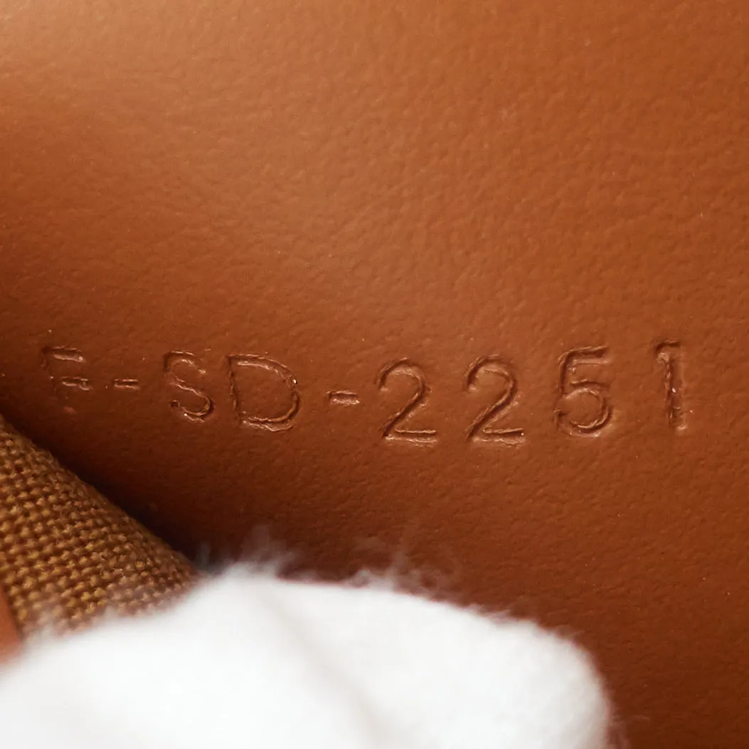 Céline Bags Wallet on Strap Leather and Canvas Bag