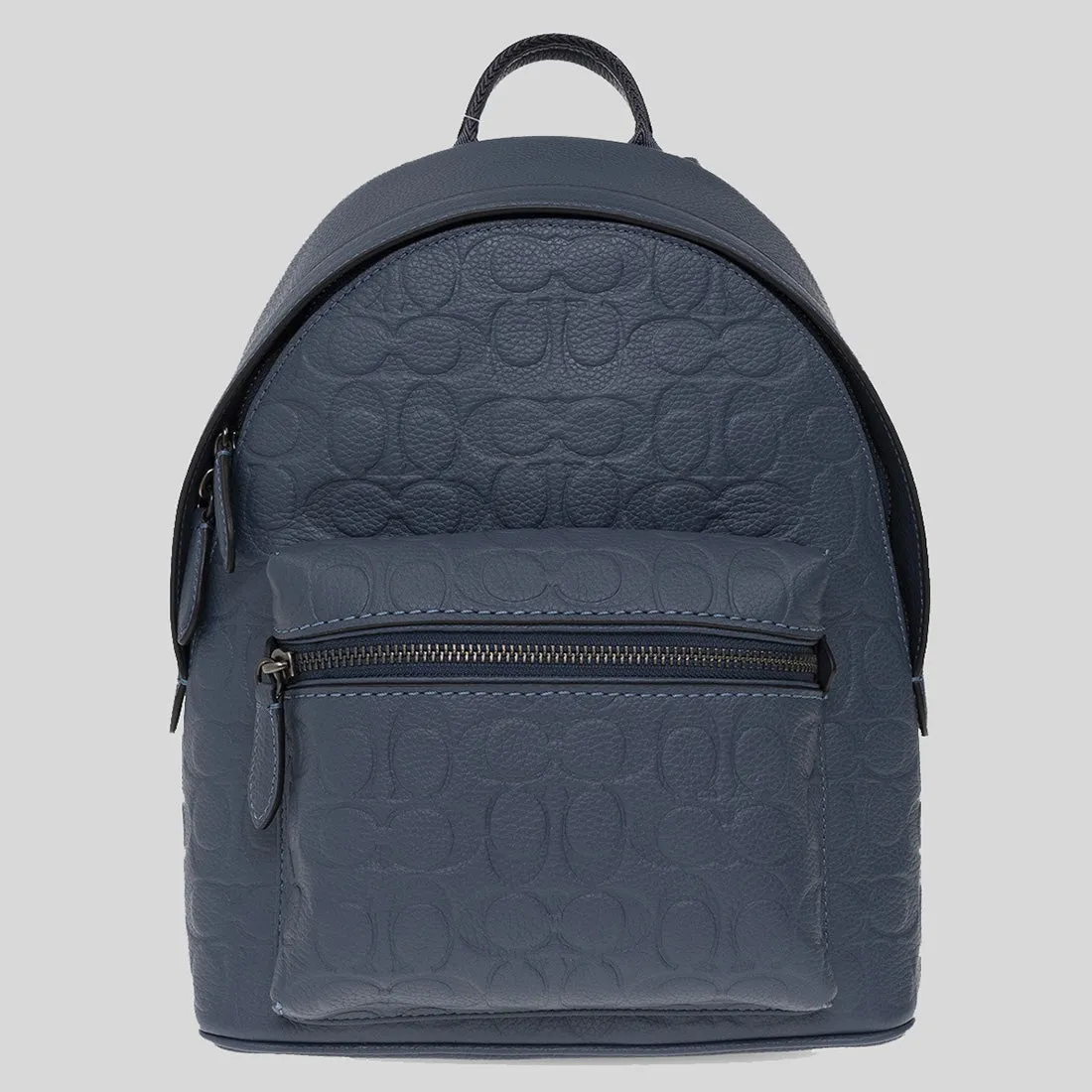 Coach Bags COACH Charter Backpack 24 In Signature Leather Denim CH762