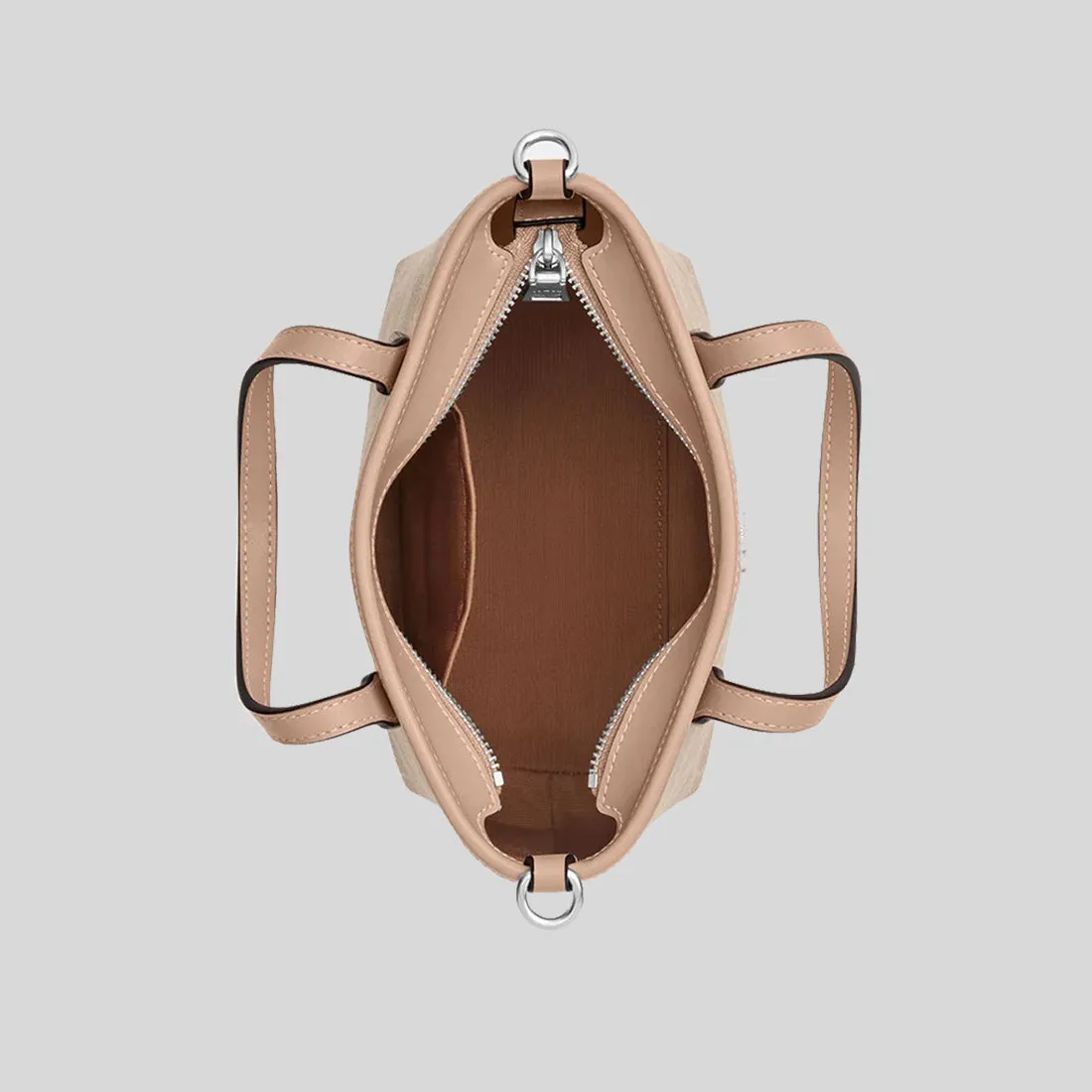 Coach Bags COACH City Mini Tote Bag In Signature Canvas Sand/Taupe CW032