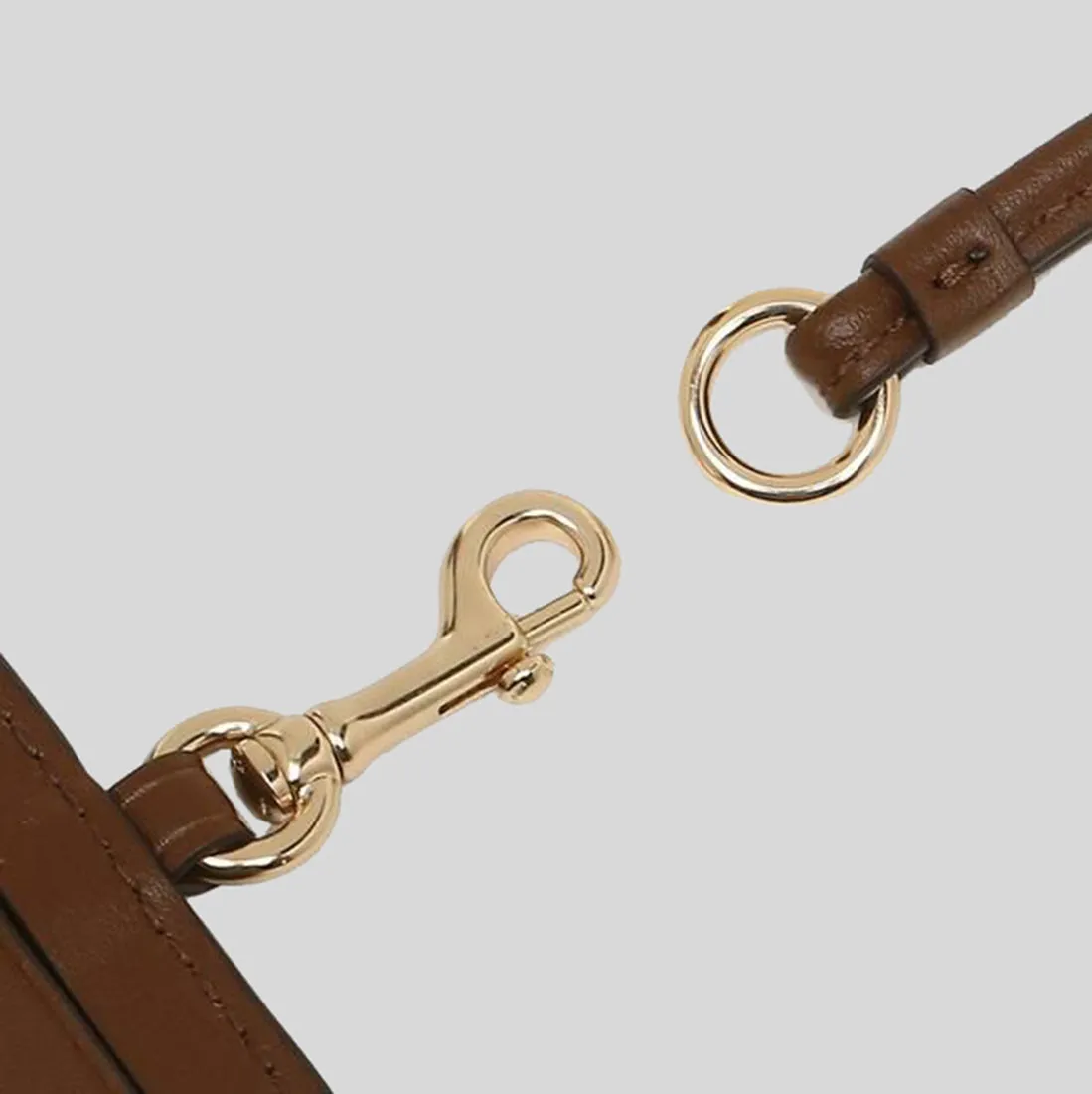 Coach Bags COACH ID Lanyard In Signature Canvas Khaki Saddle 63274